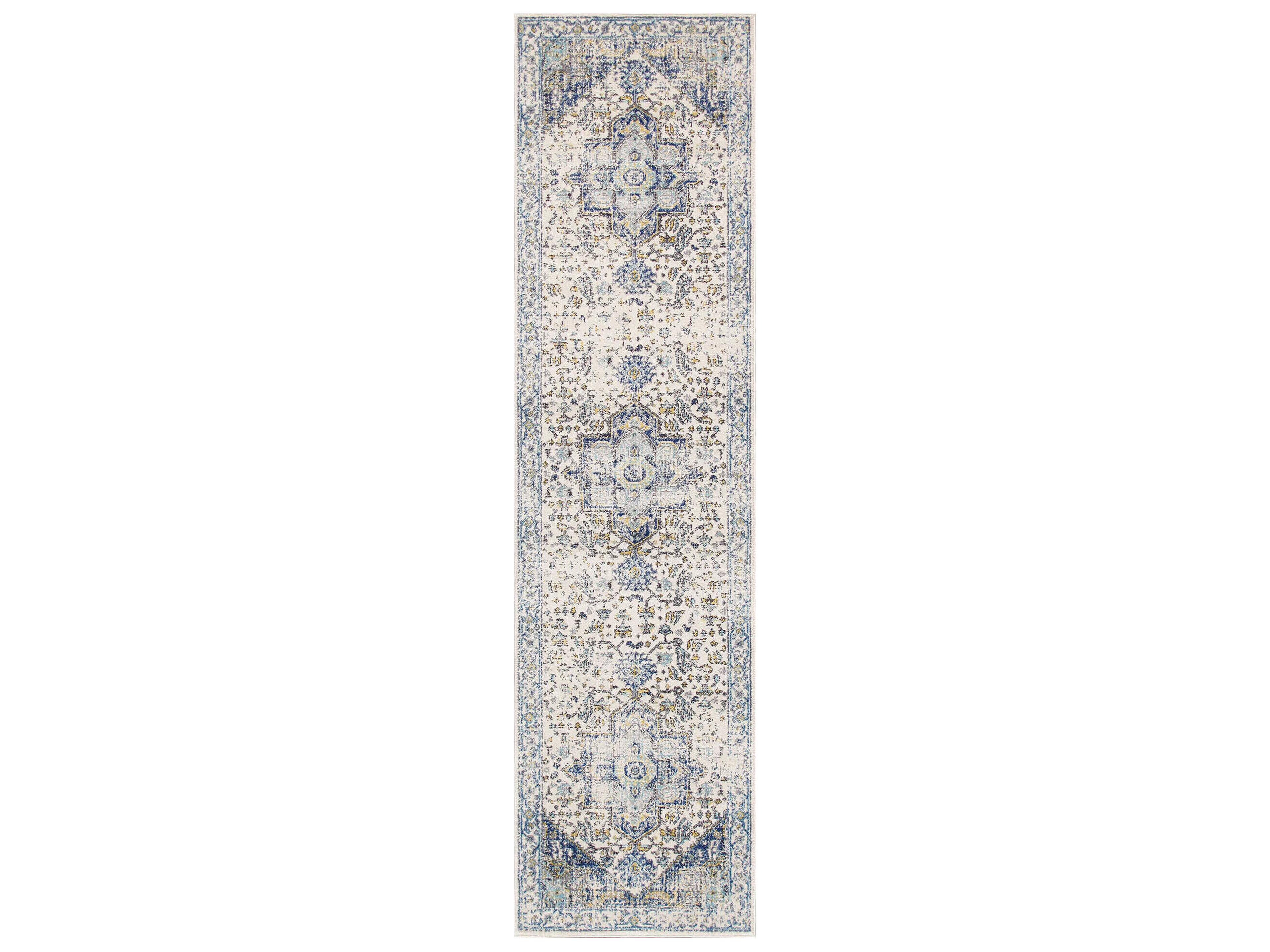Pasargad Home Chelsea Bordered Runner Area Rug