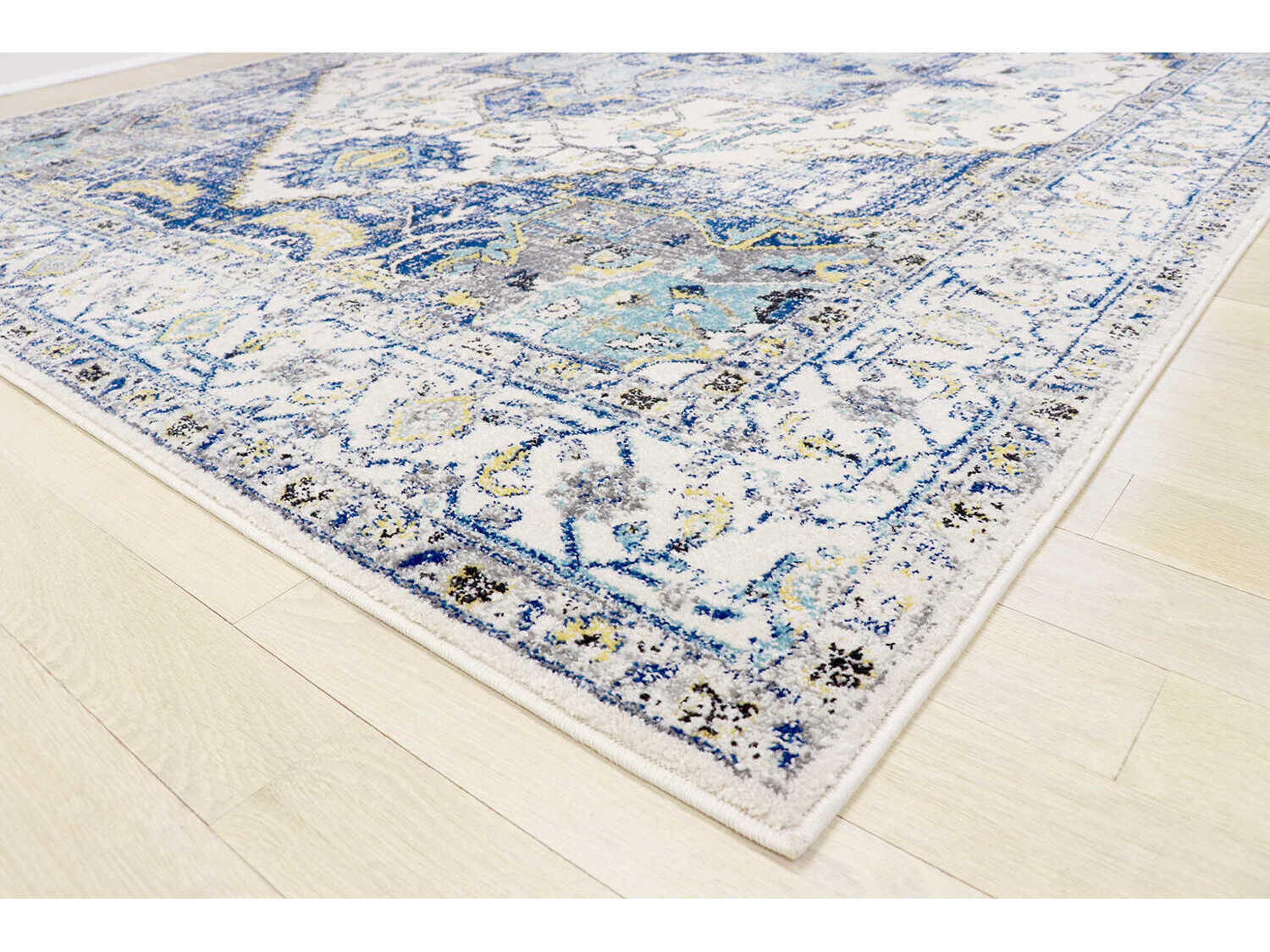 Pasargad Home Chelsea Bordered Runner Area Rug