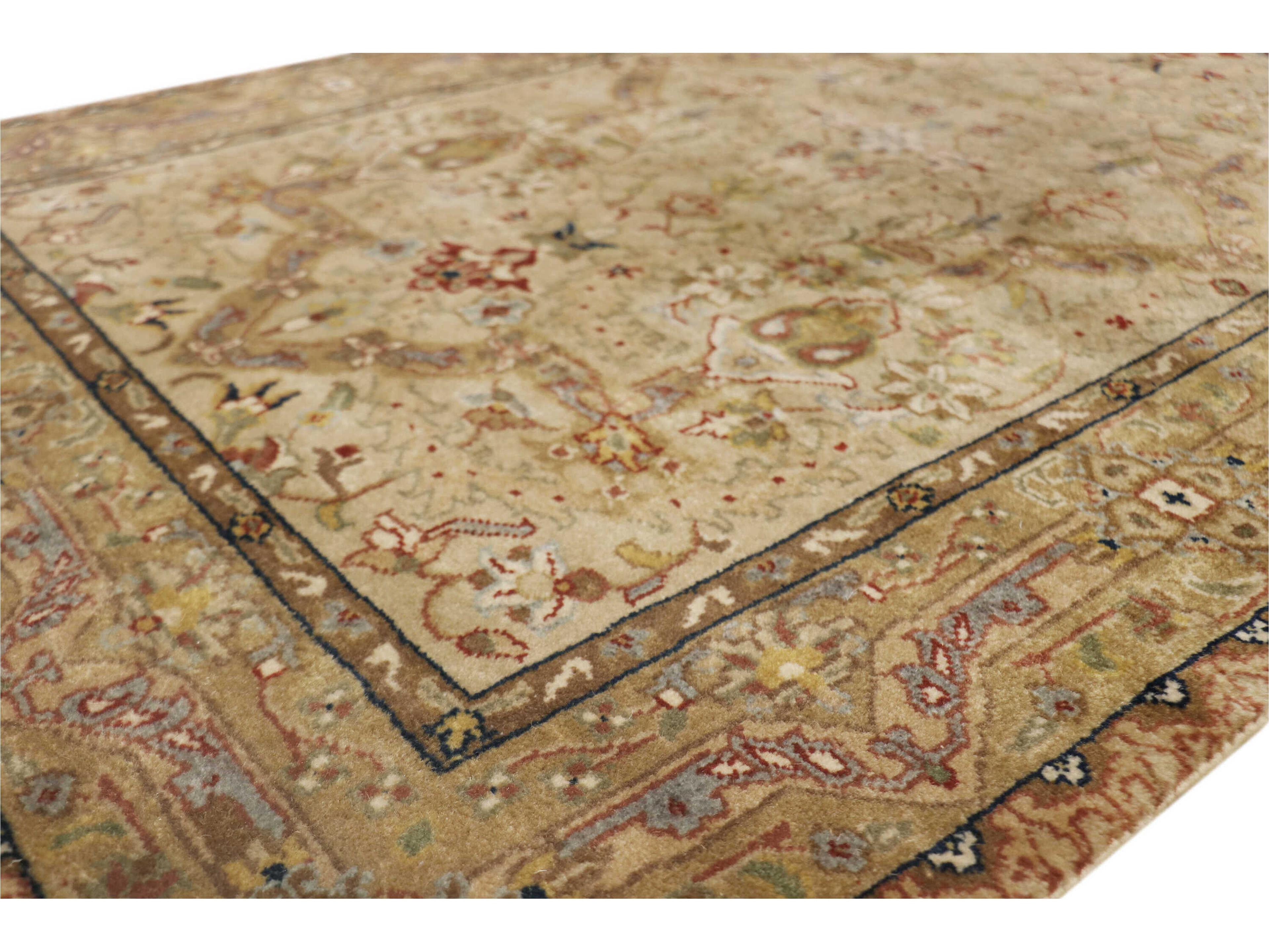 Pasargad Home Baku Bordered Runner Area Rug