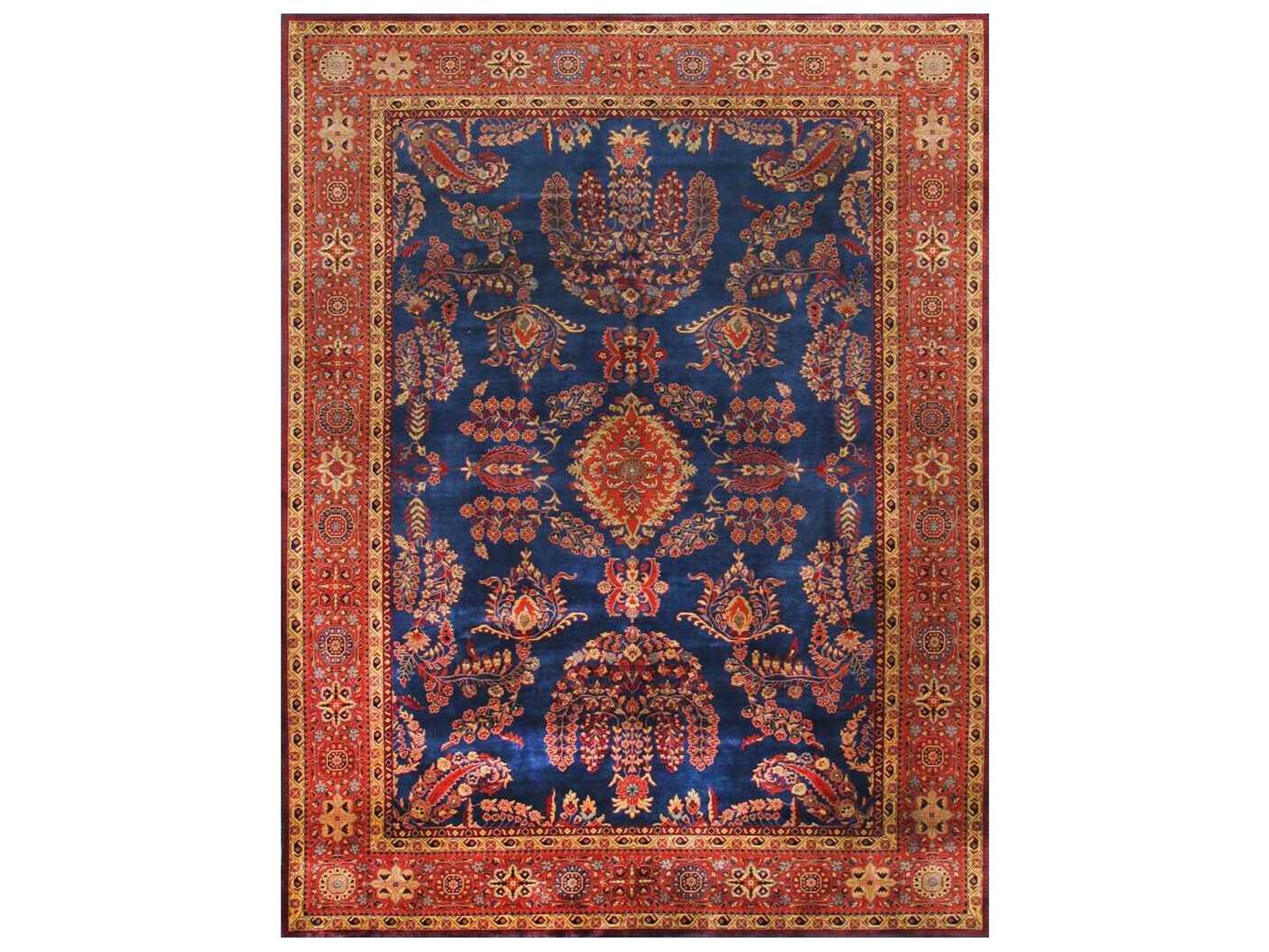 Azerbaijan Bordered Area Rug