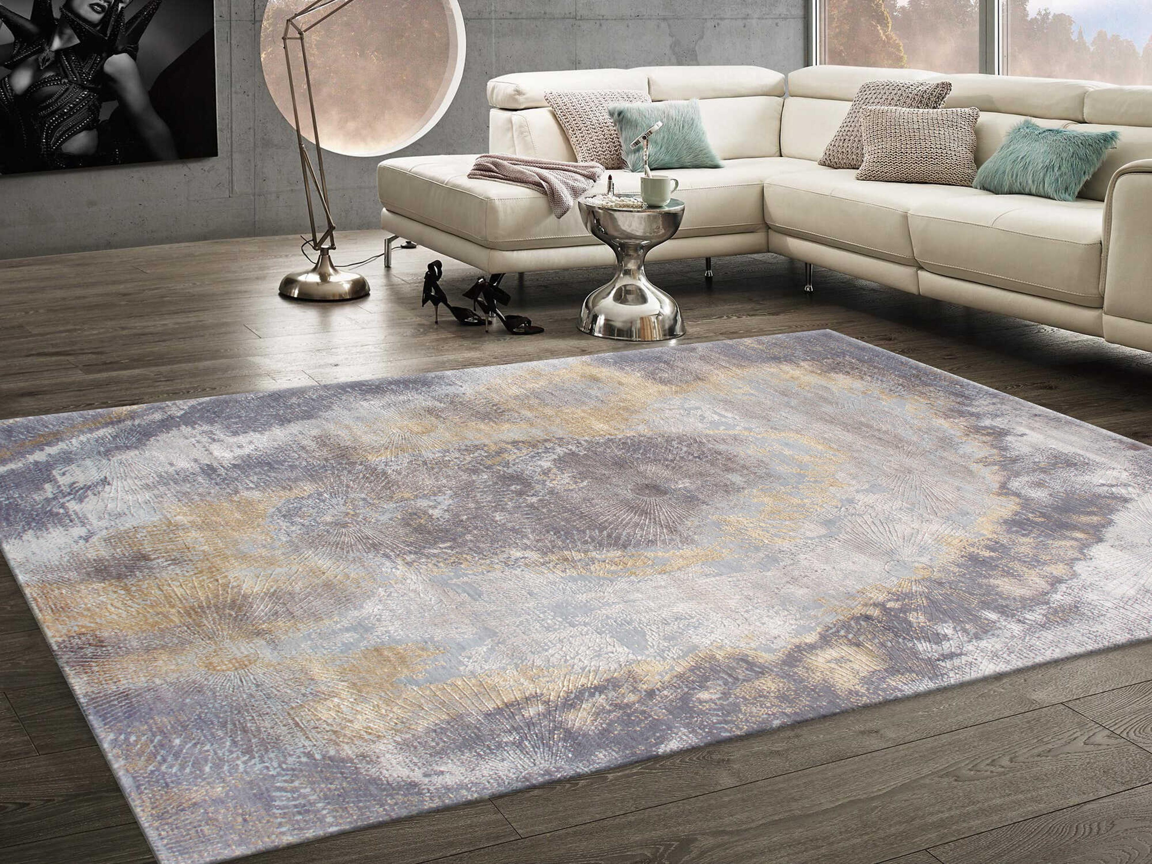 Pasargad Home Cosmo Abstract Area Rug