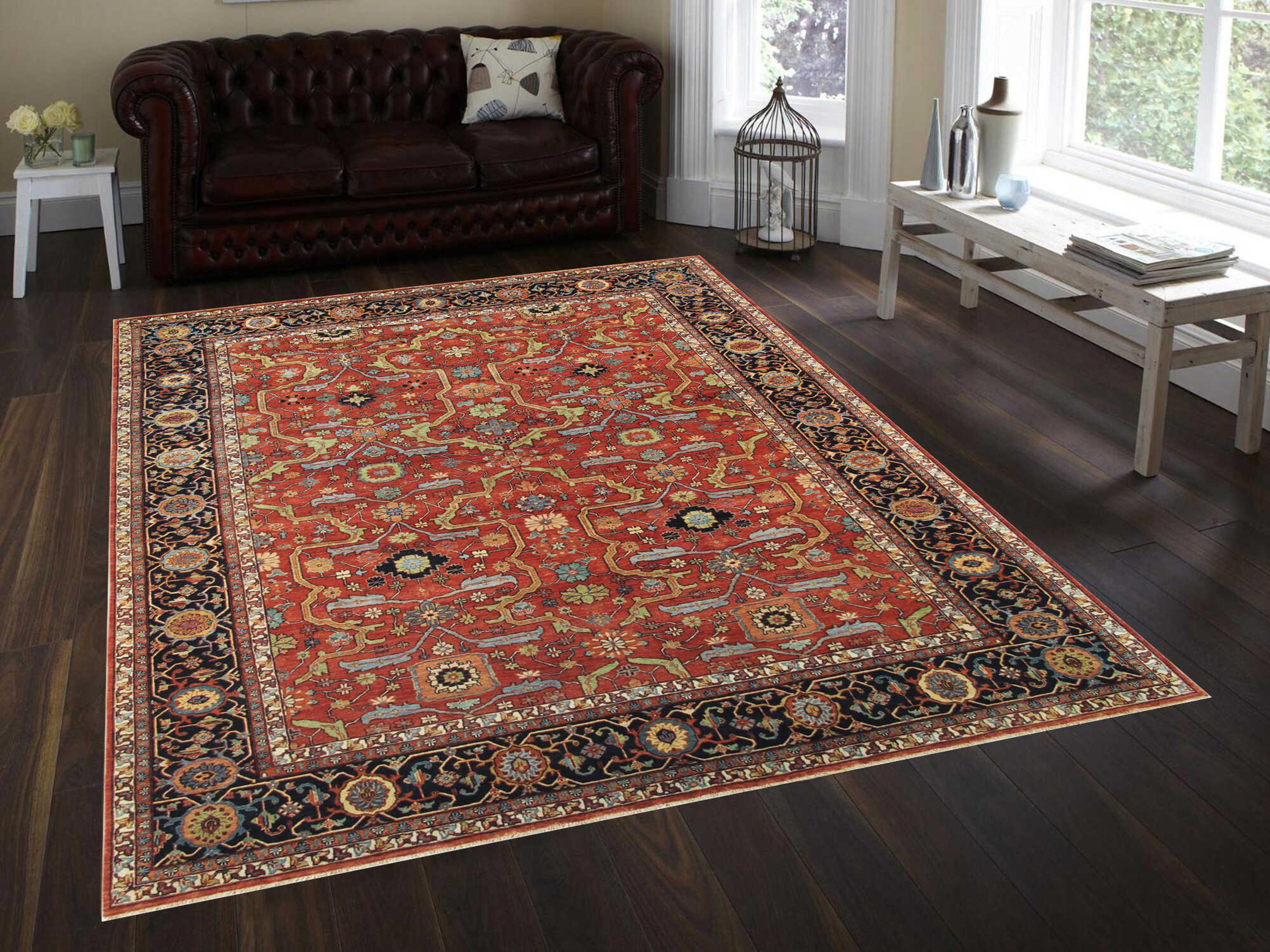 Pasargad Home Denver Bordered Area Rug