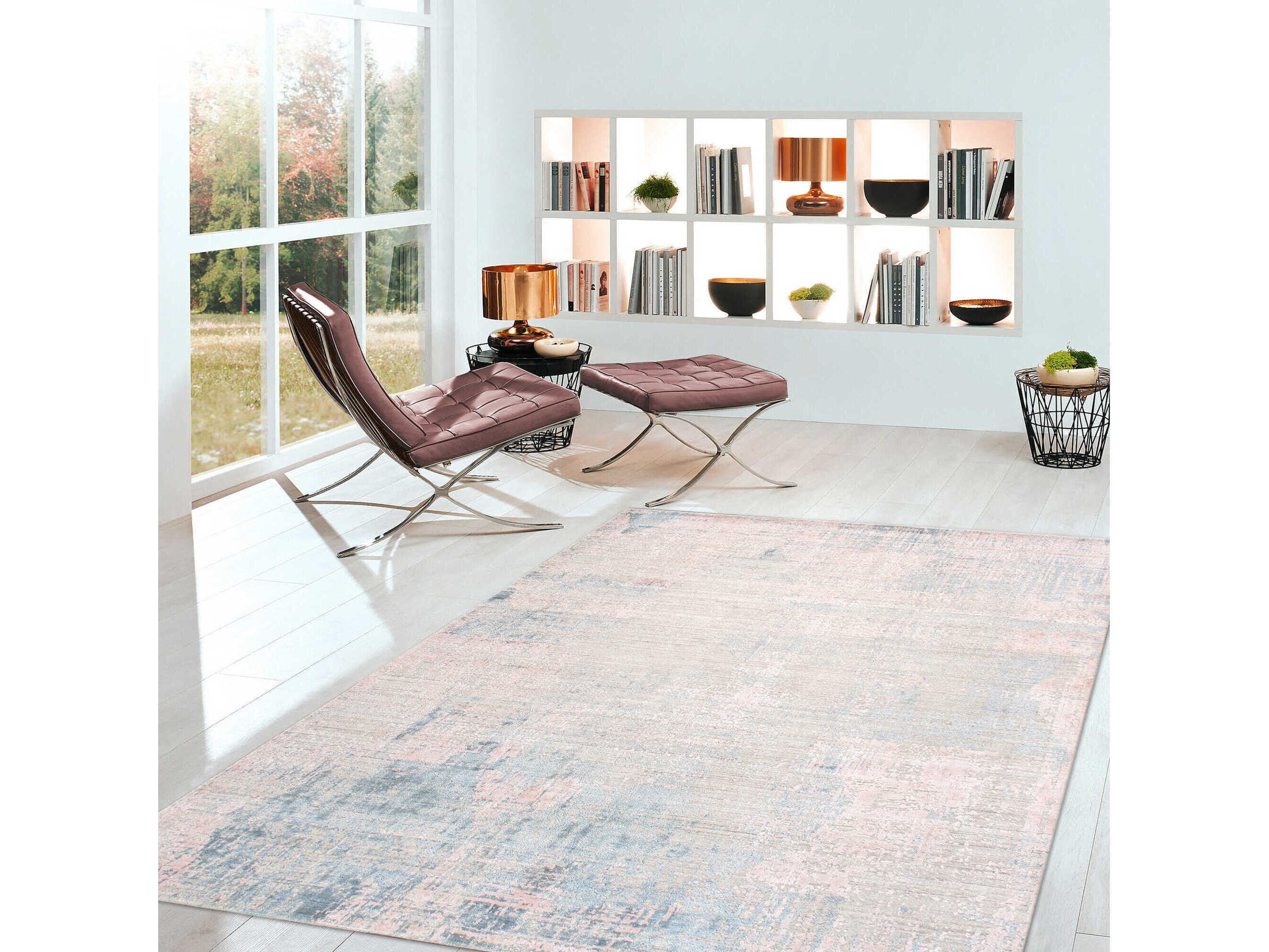 Pasargad Home Malibu Abstract Area Rug