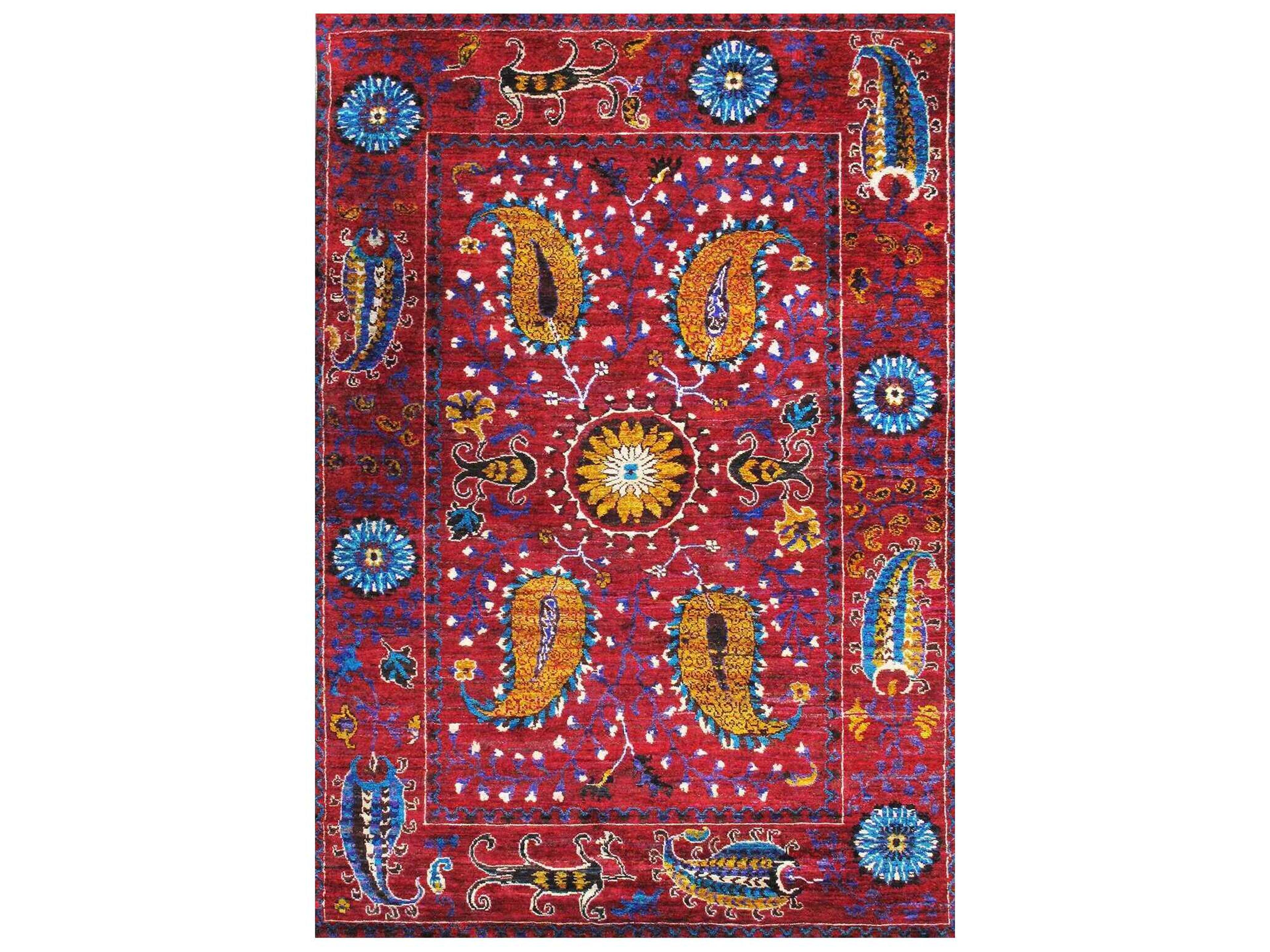 Azerbaijan Bordered Area Rug