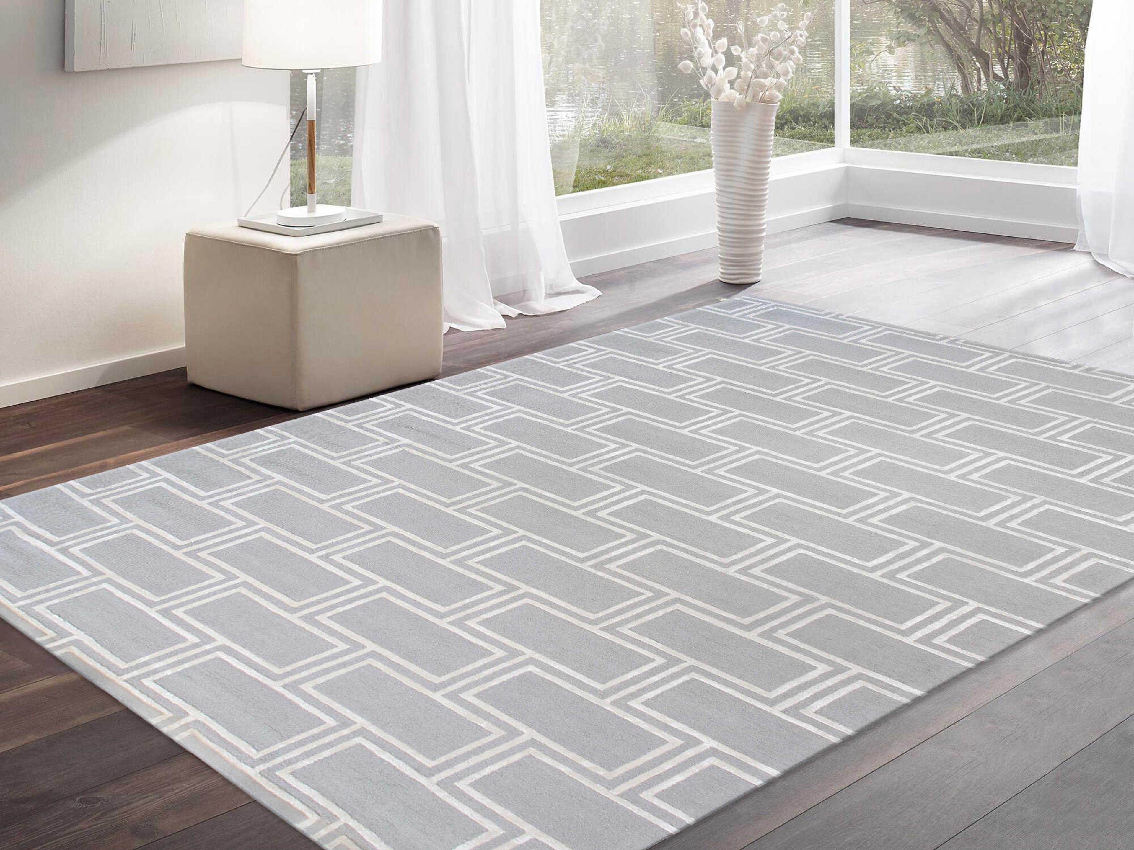 Pasargad Home Edgy Geometric Area Rug