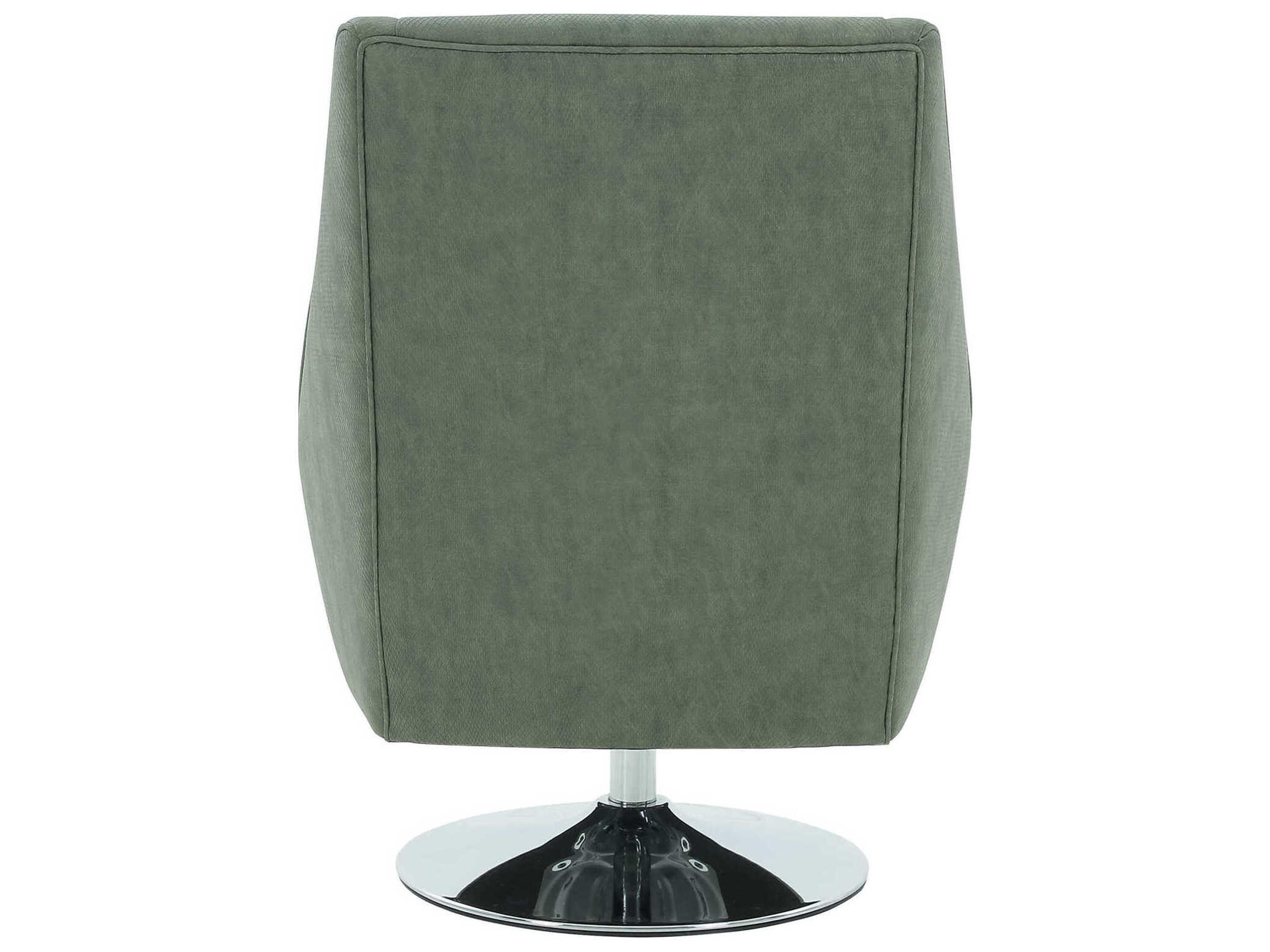 Pasargad Home Noho Mason Swivel Green Accent Chair