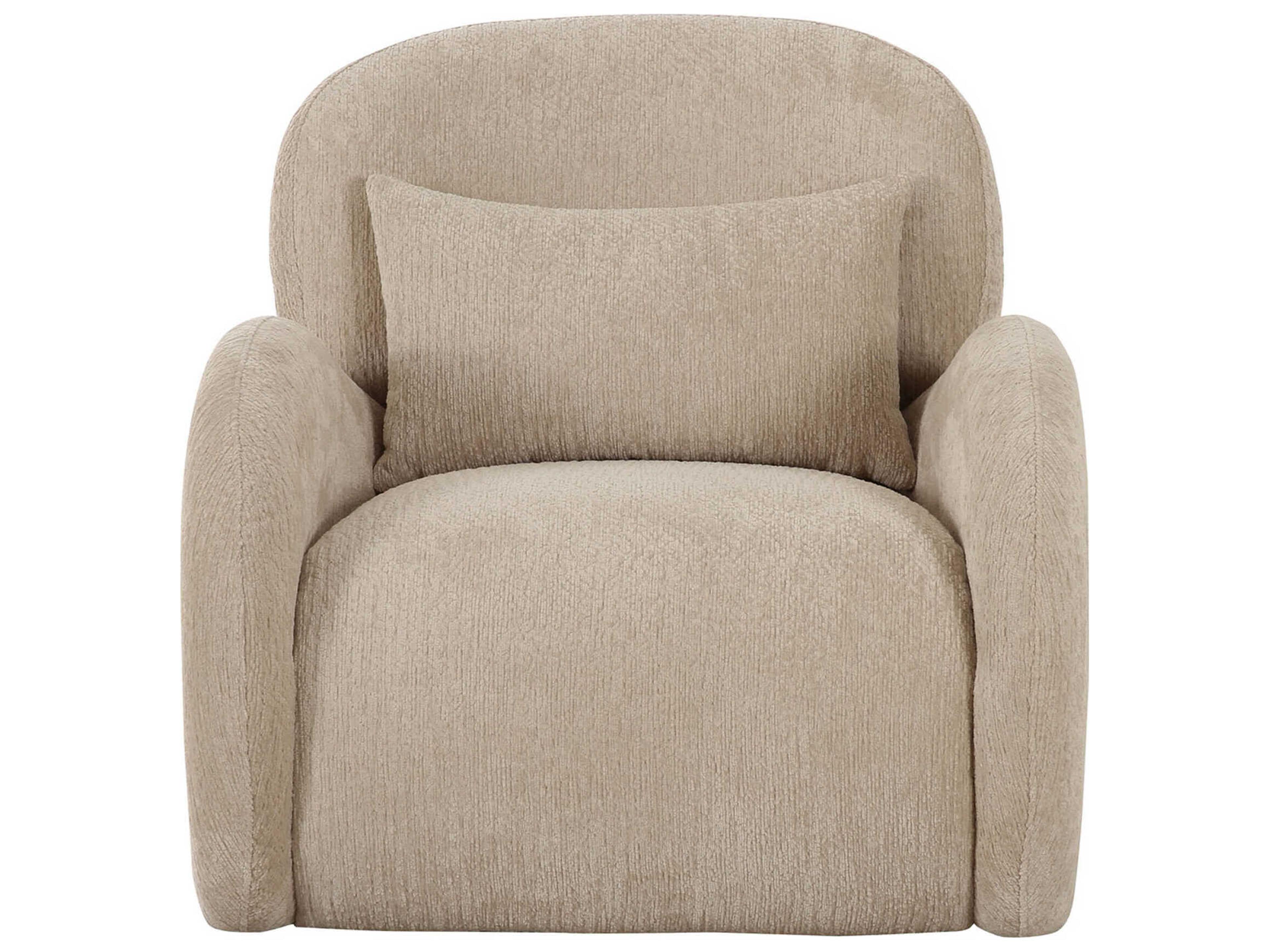 Pasargad Home Moderno Beige Accent Chair