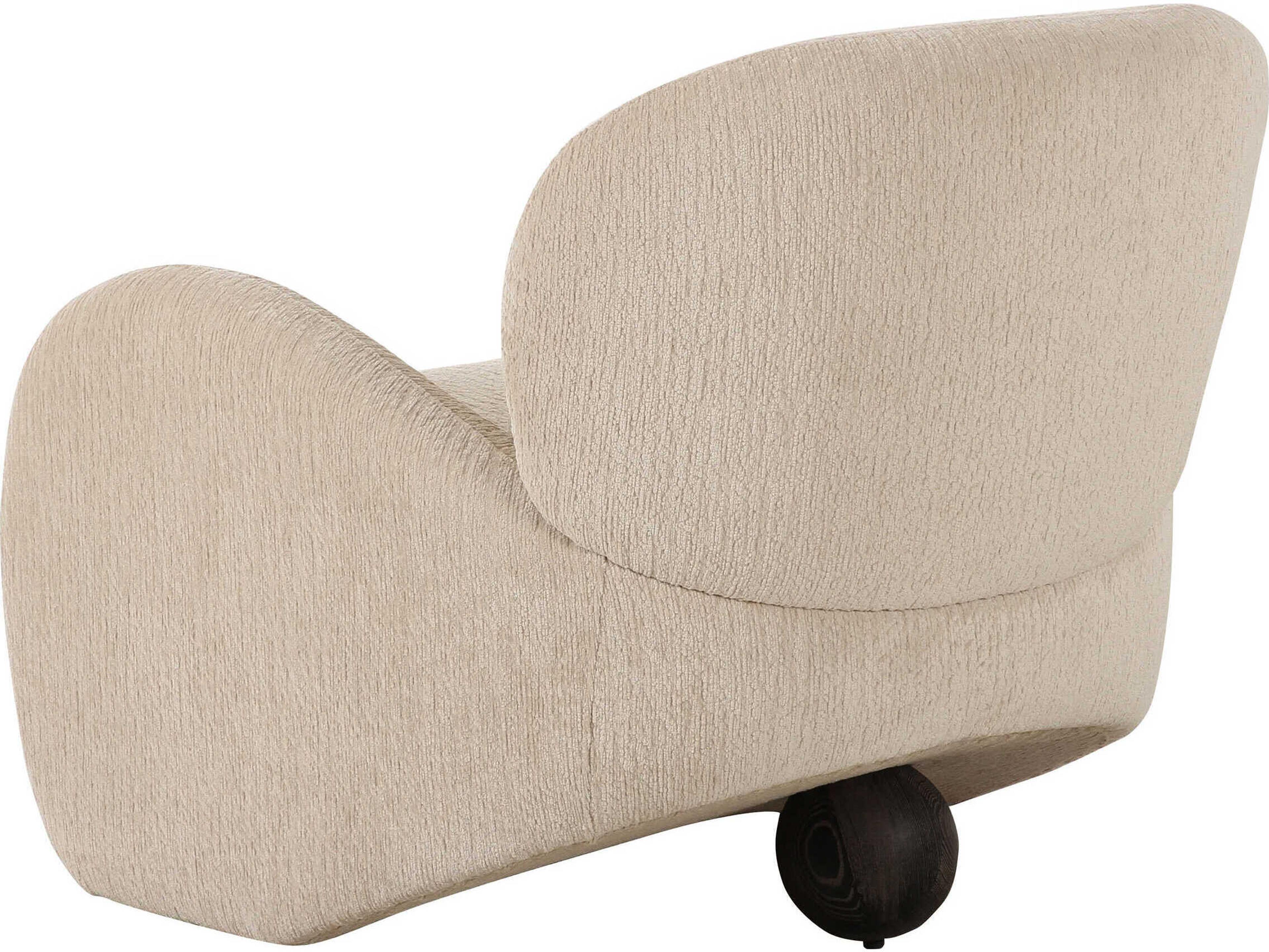 Pasargad Home Moderno Beige Accent Chair