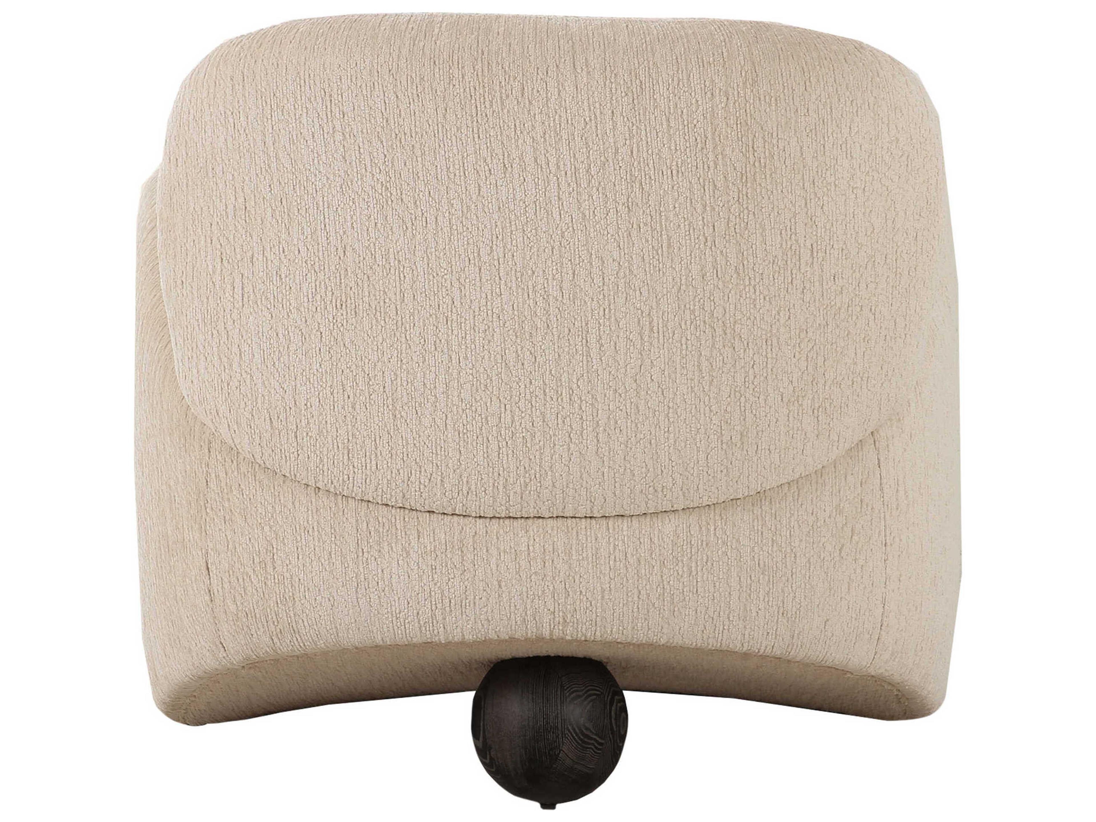 Pasargad Home Moderno Beige Accent Chair