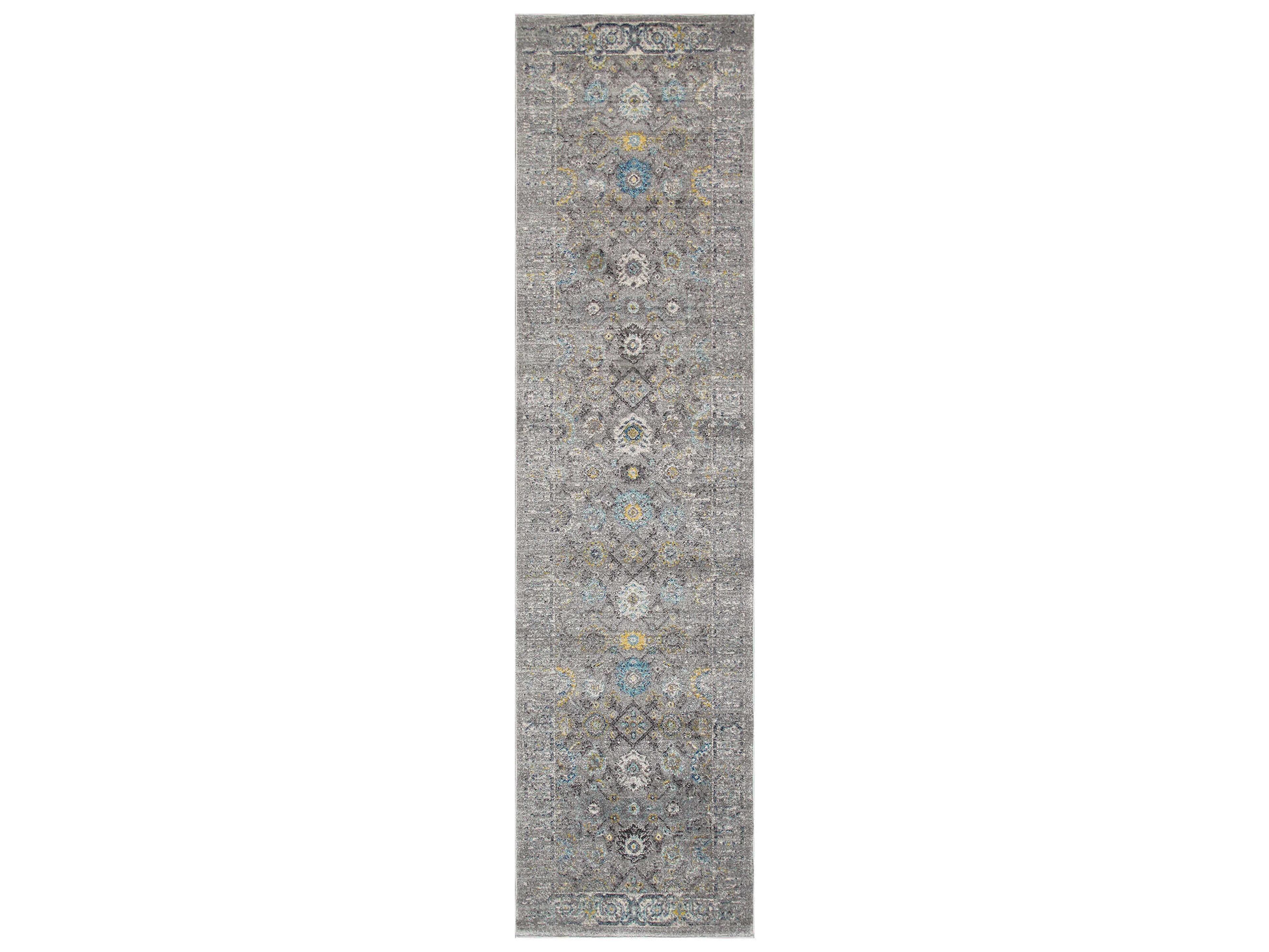 Pasargad Home Chelsea Bordered Runner Area Rug