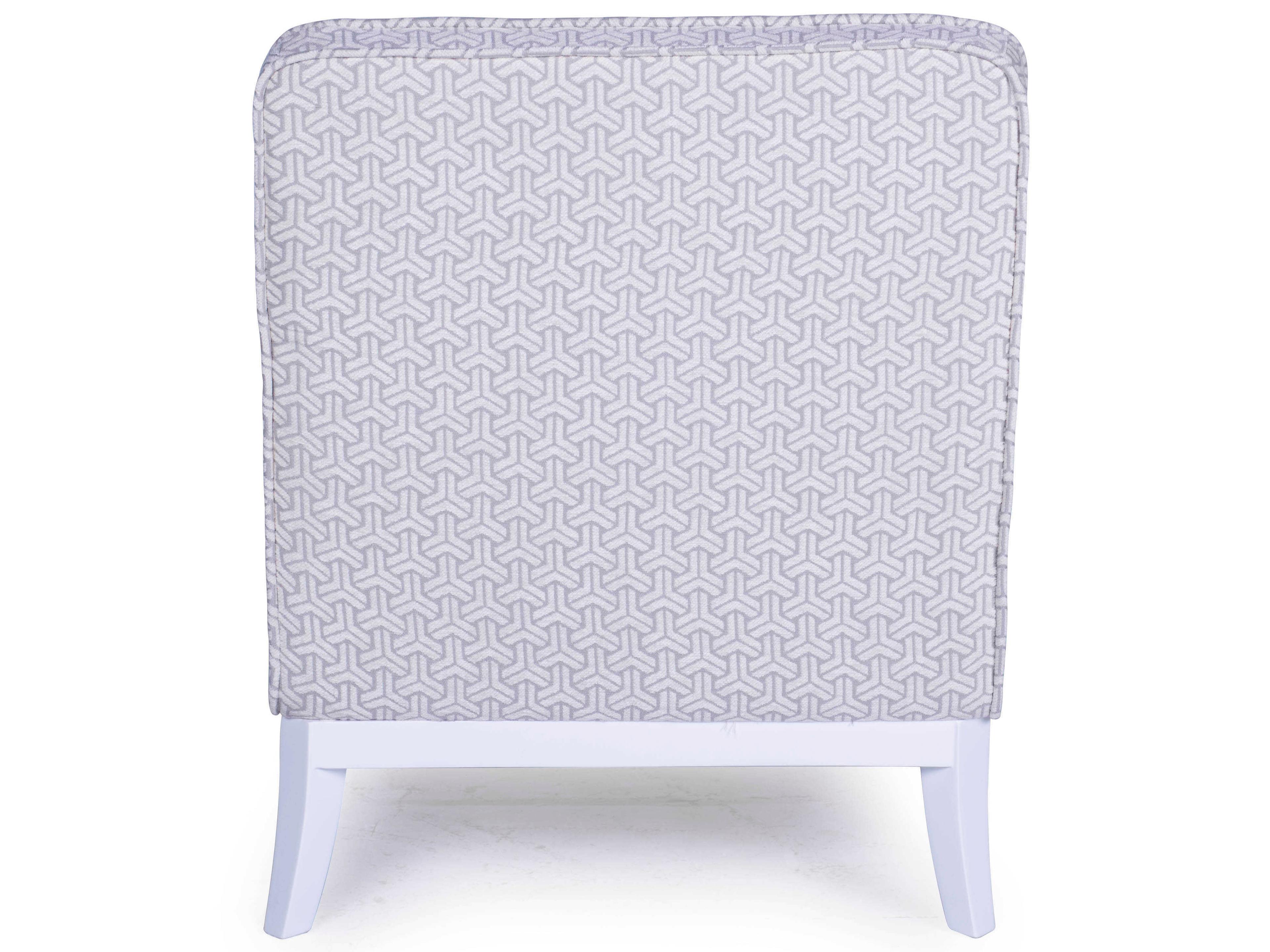 Pasargad Home Firenze Silver Accent Chair