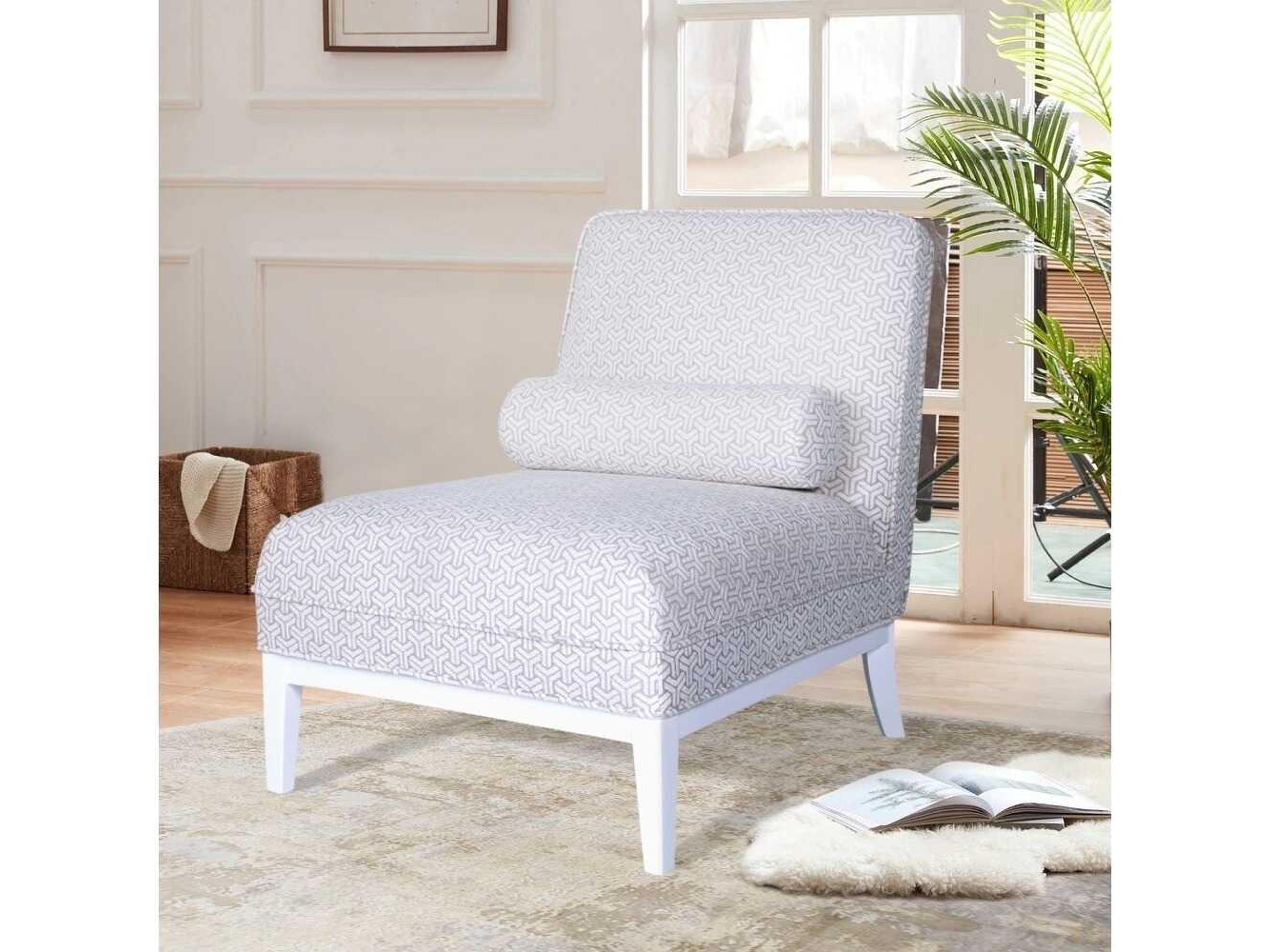 Pasargad Home Firenze Silver Accent Chair