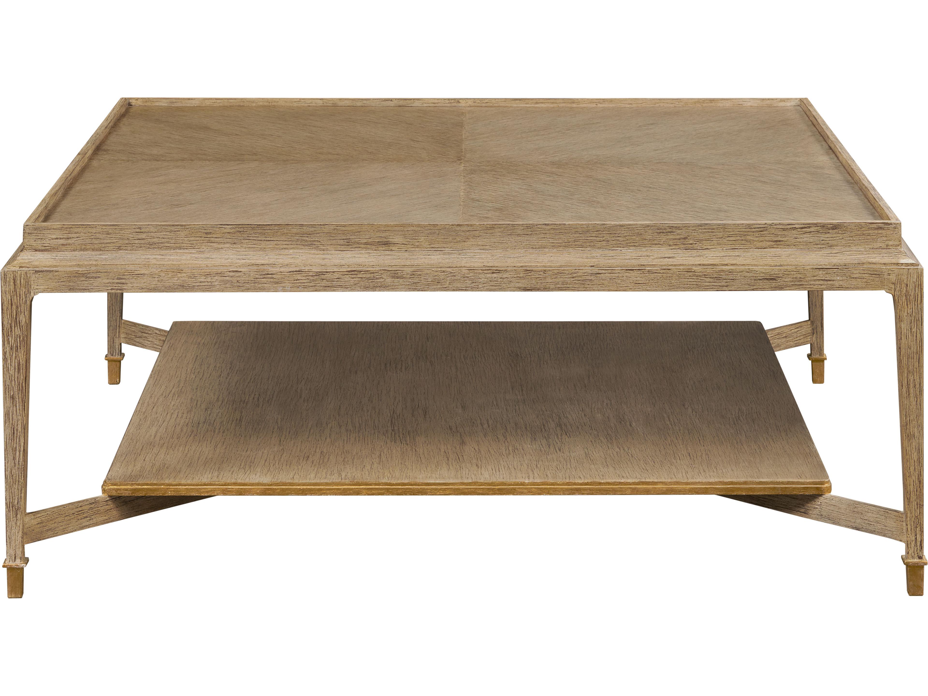 Port Eliot Square Wood Washed Oak Coffee Table