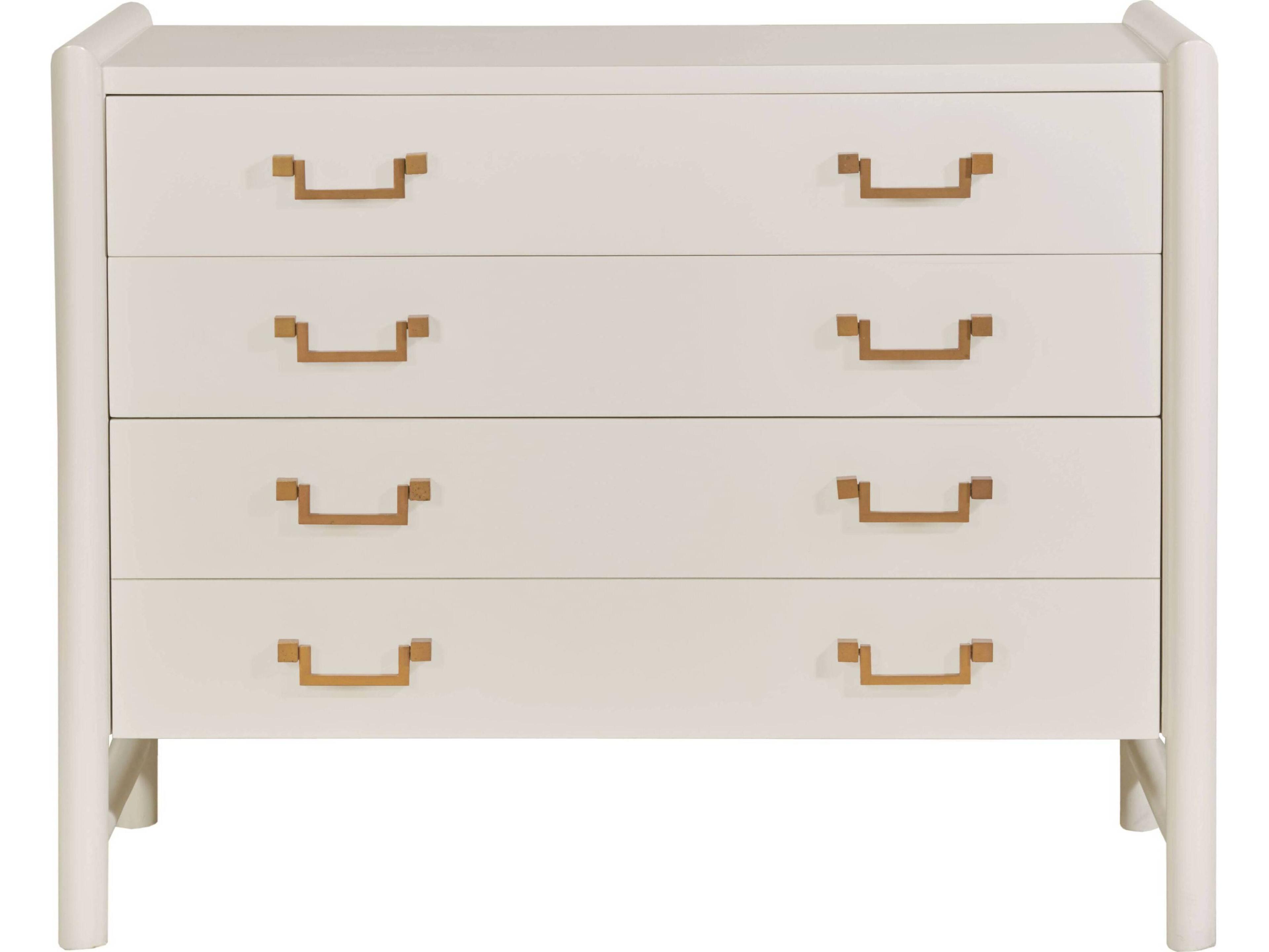 Eurasian White Lacquer Accent Chest