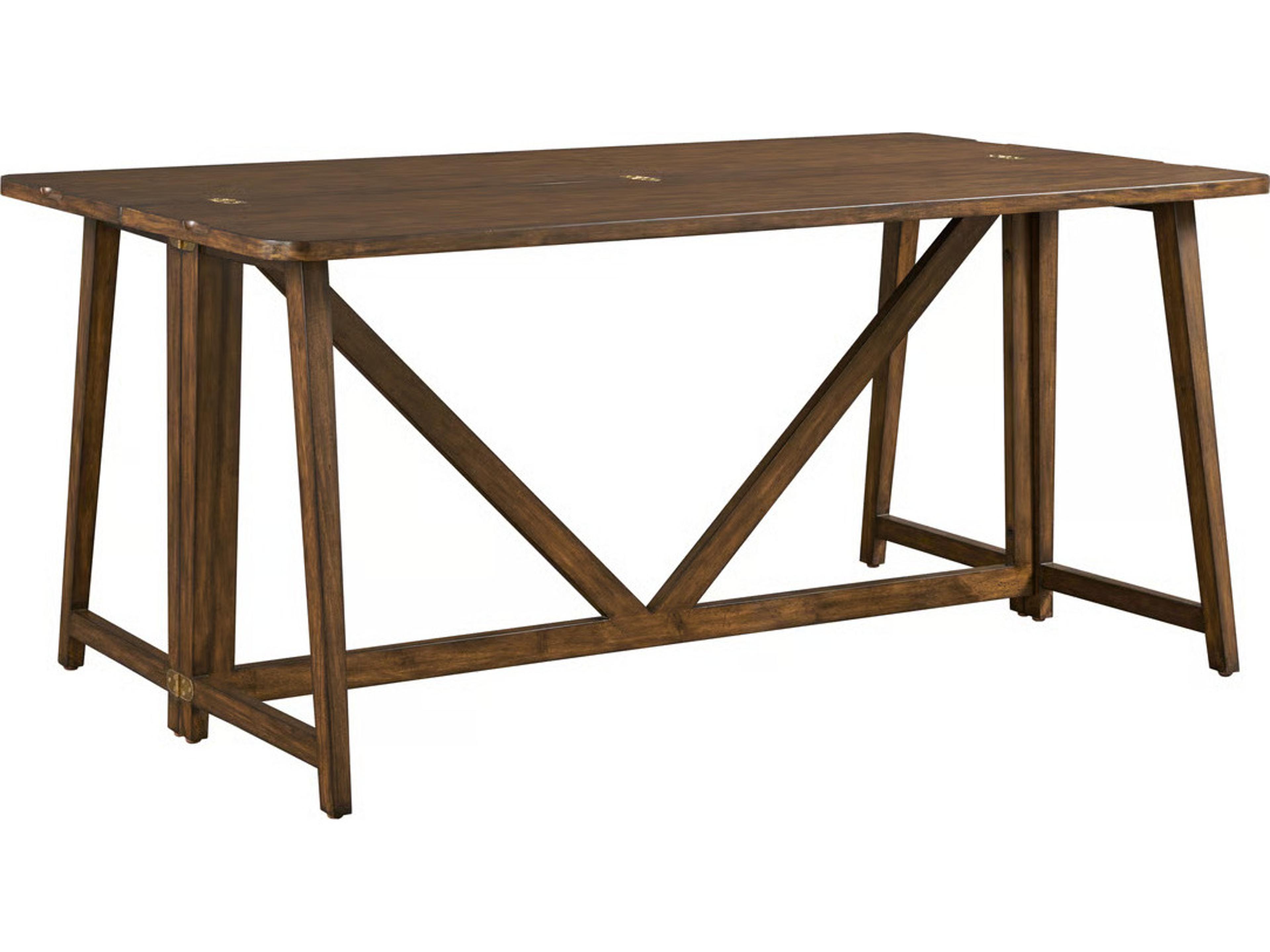 Rectangular Wood Mocha Dining Table
