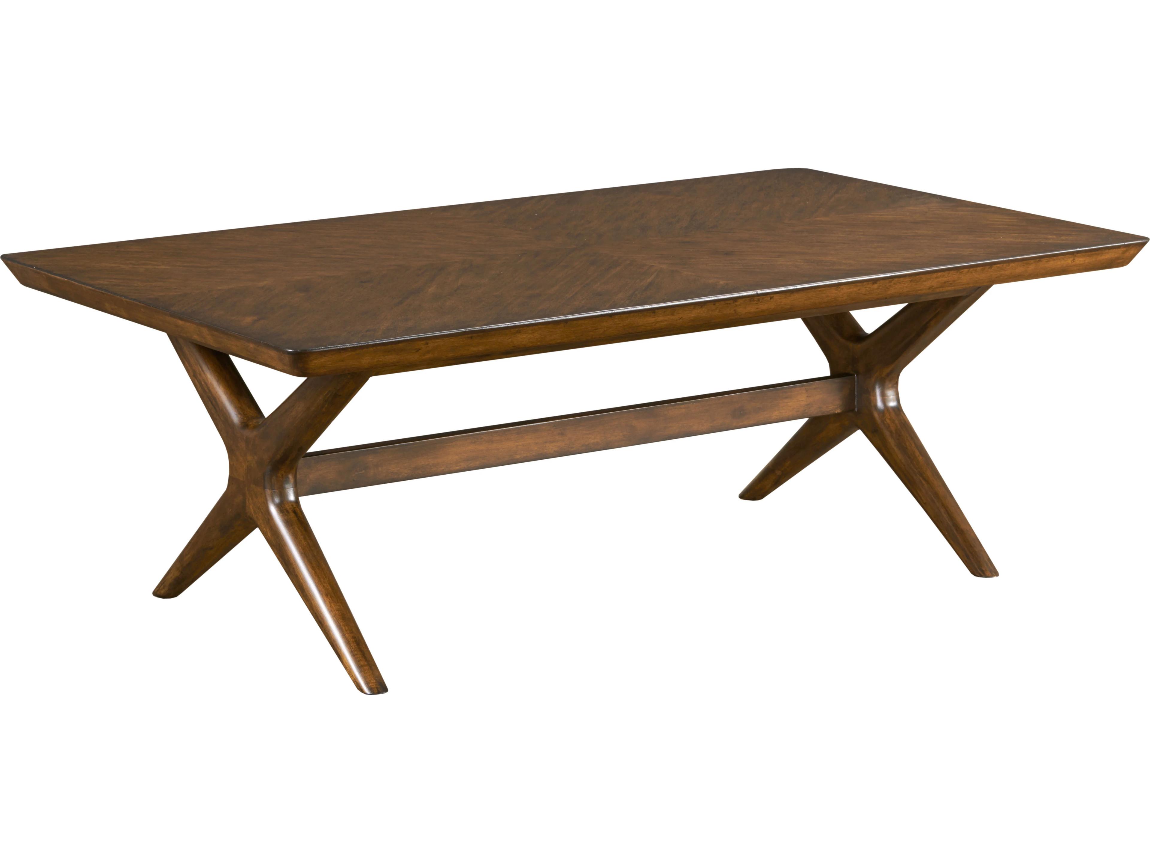 Rectangular Wood Mocha Coffee Table