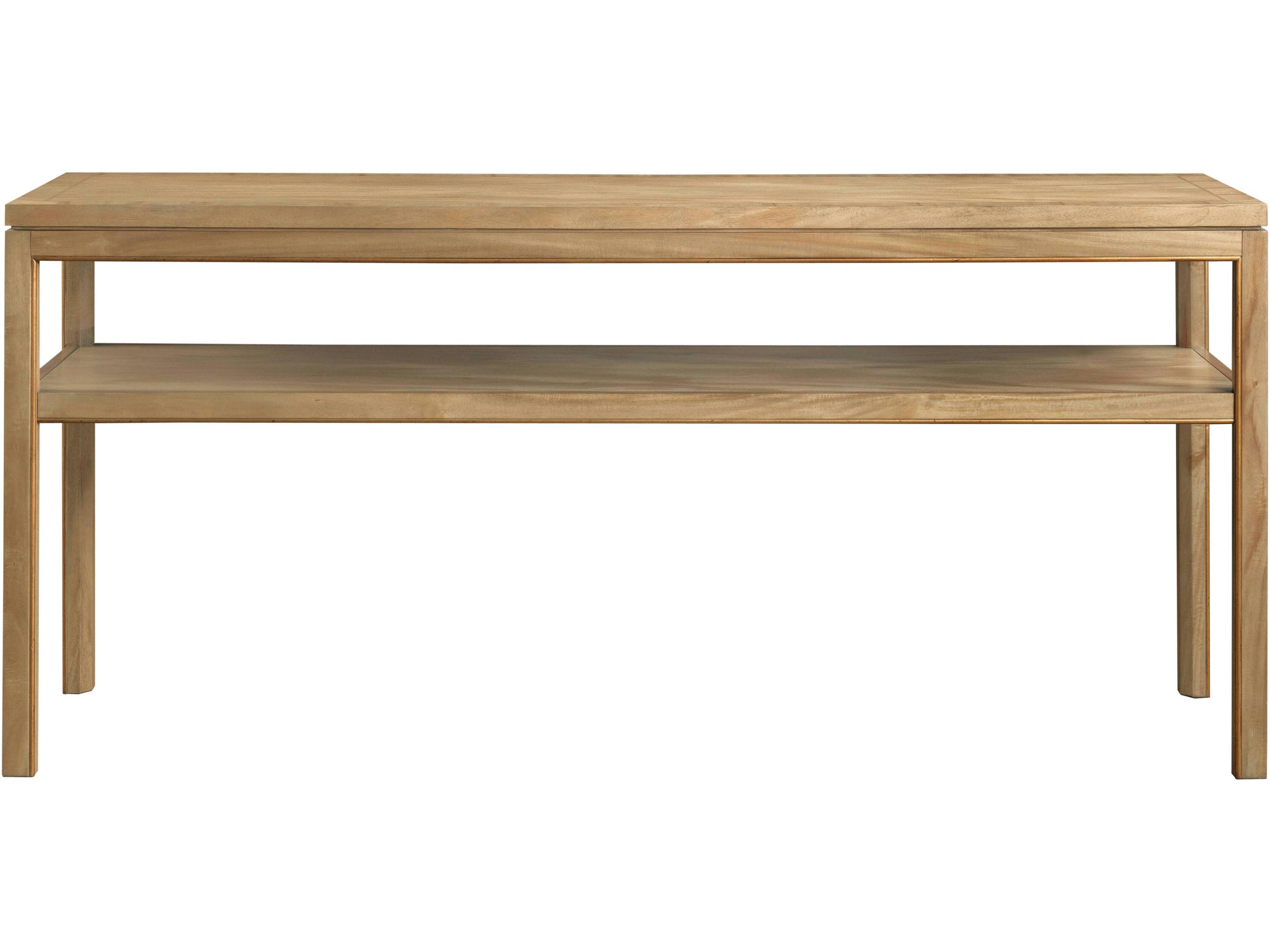 Rectangular Wood Bleach Console Table