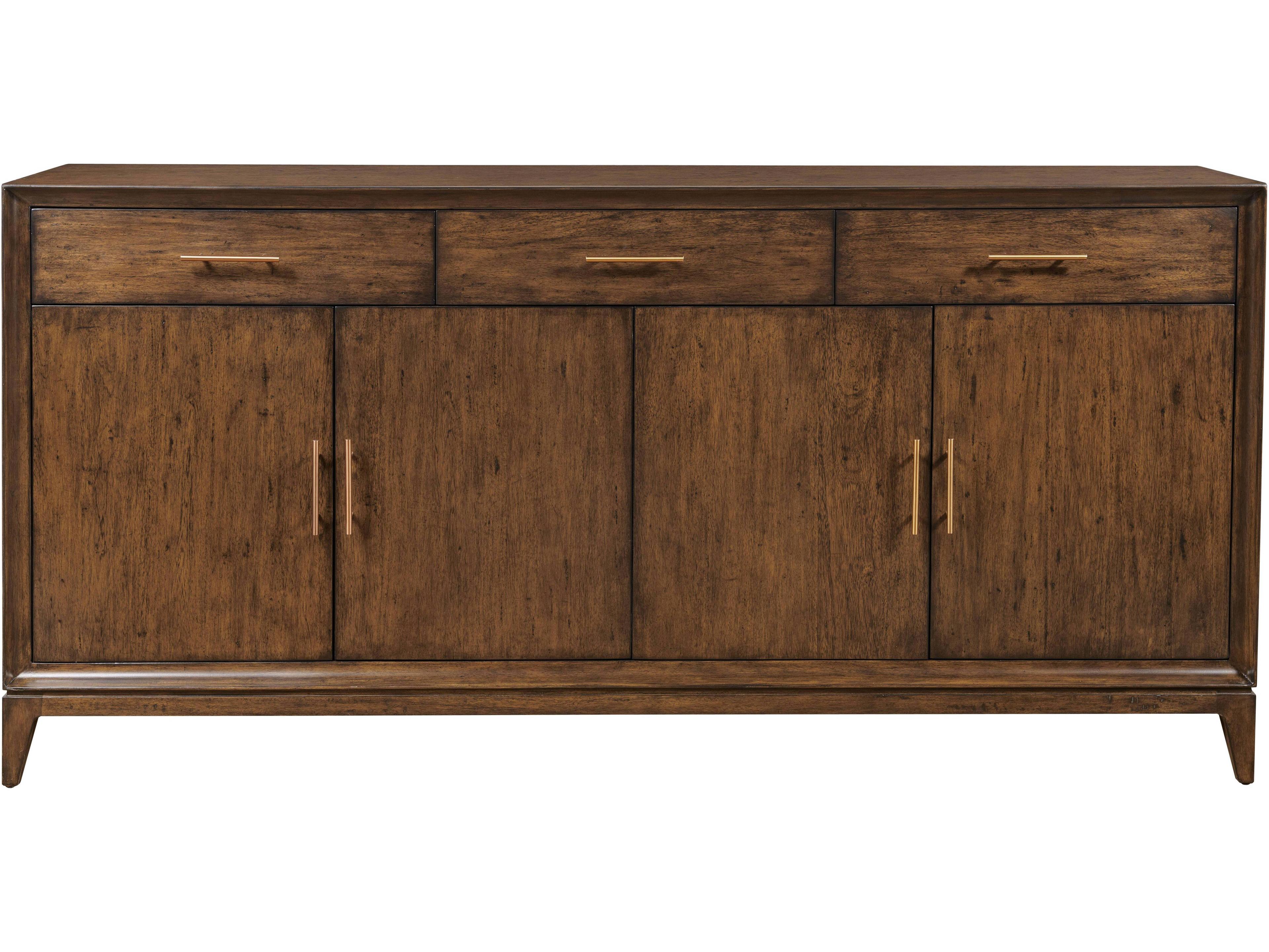 76" Mocha Sideboard
