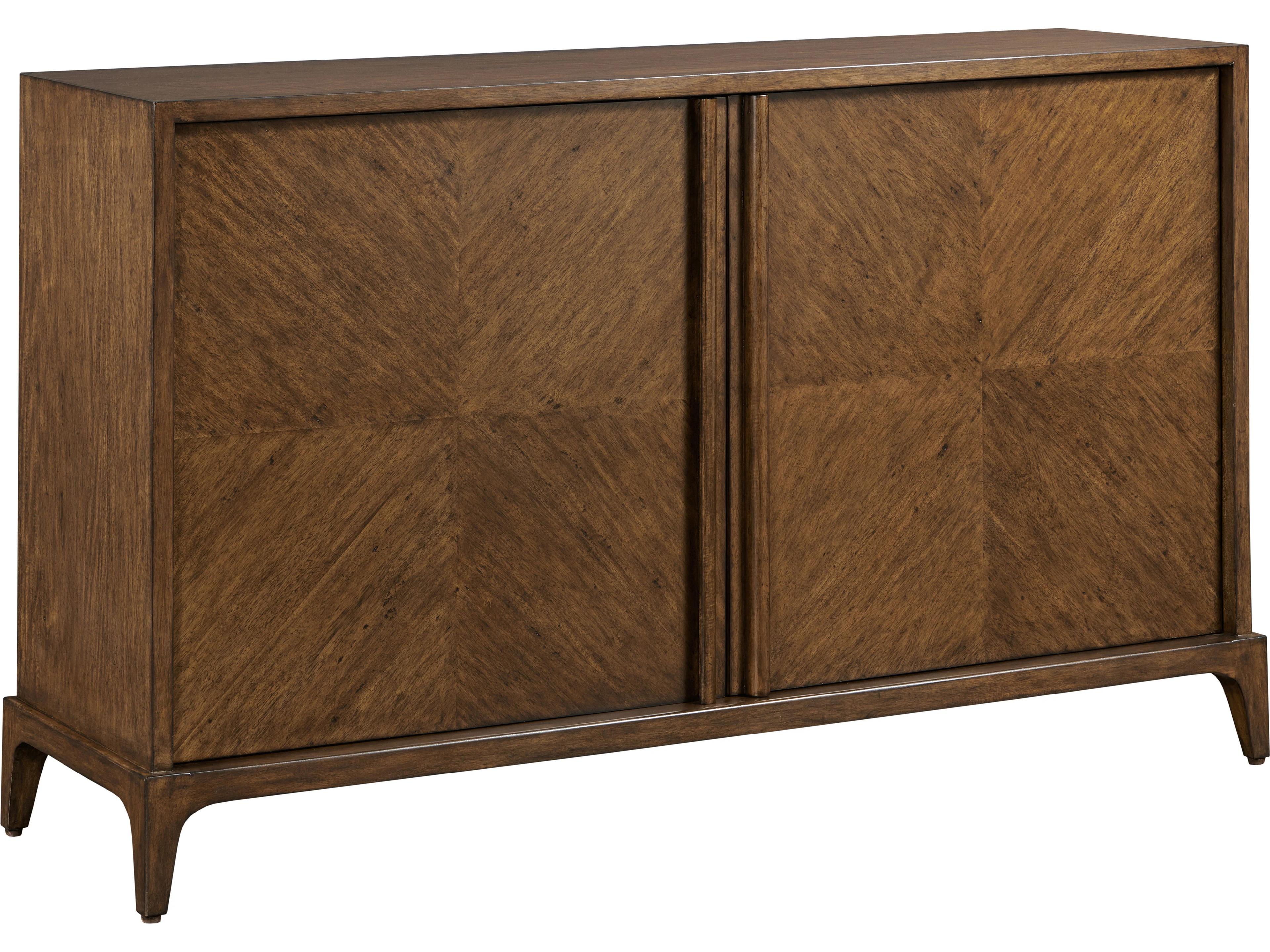 Mocha Brown Mahogany Wood Accent Chest