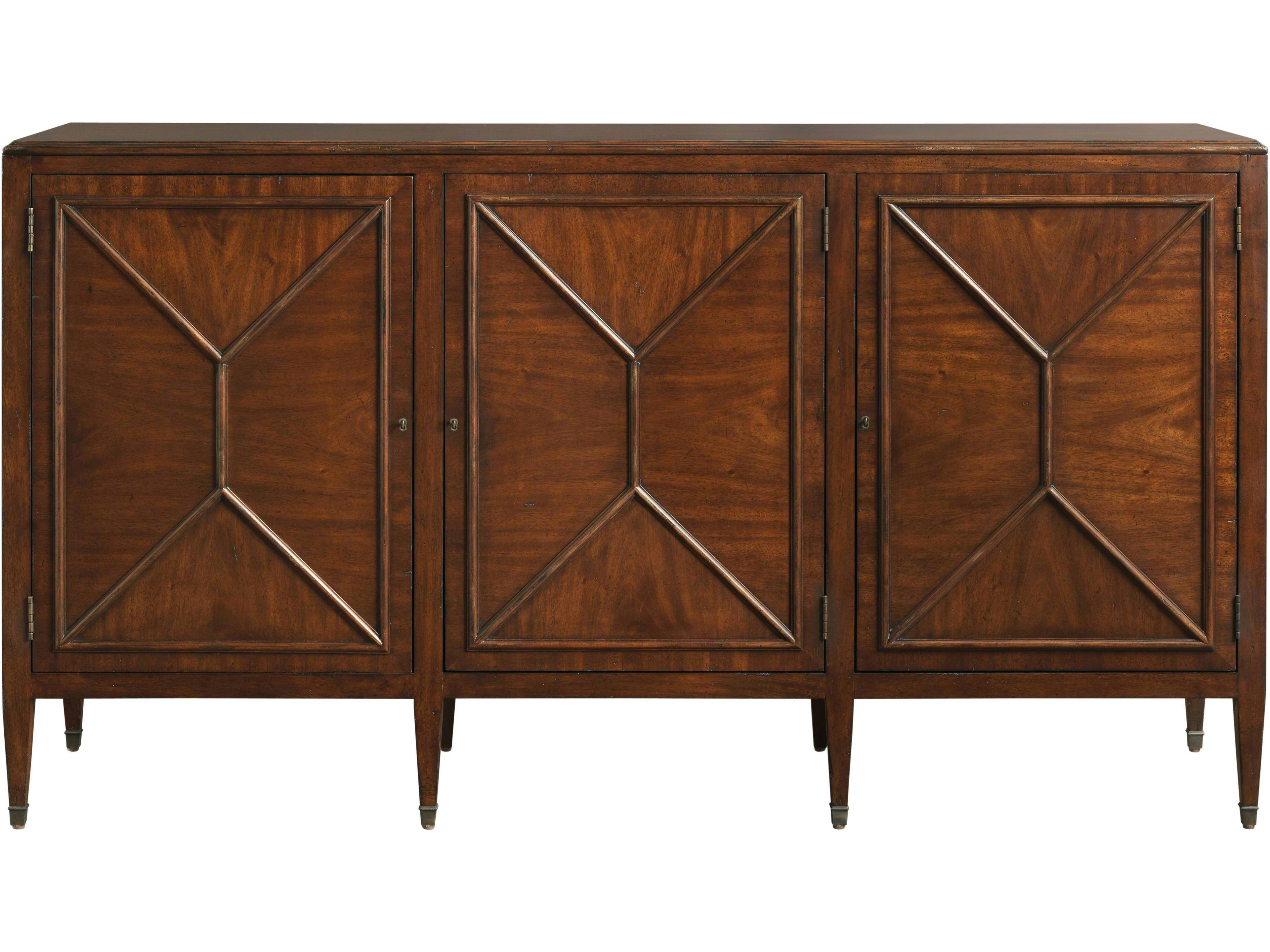 Mahogany Brown Wood Accent Chest