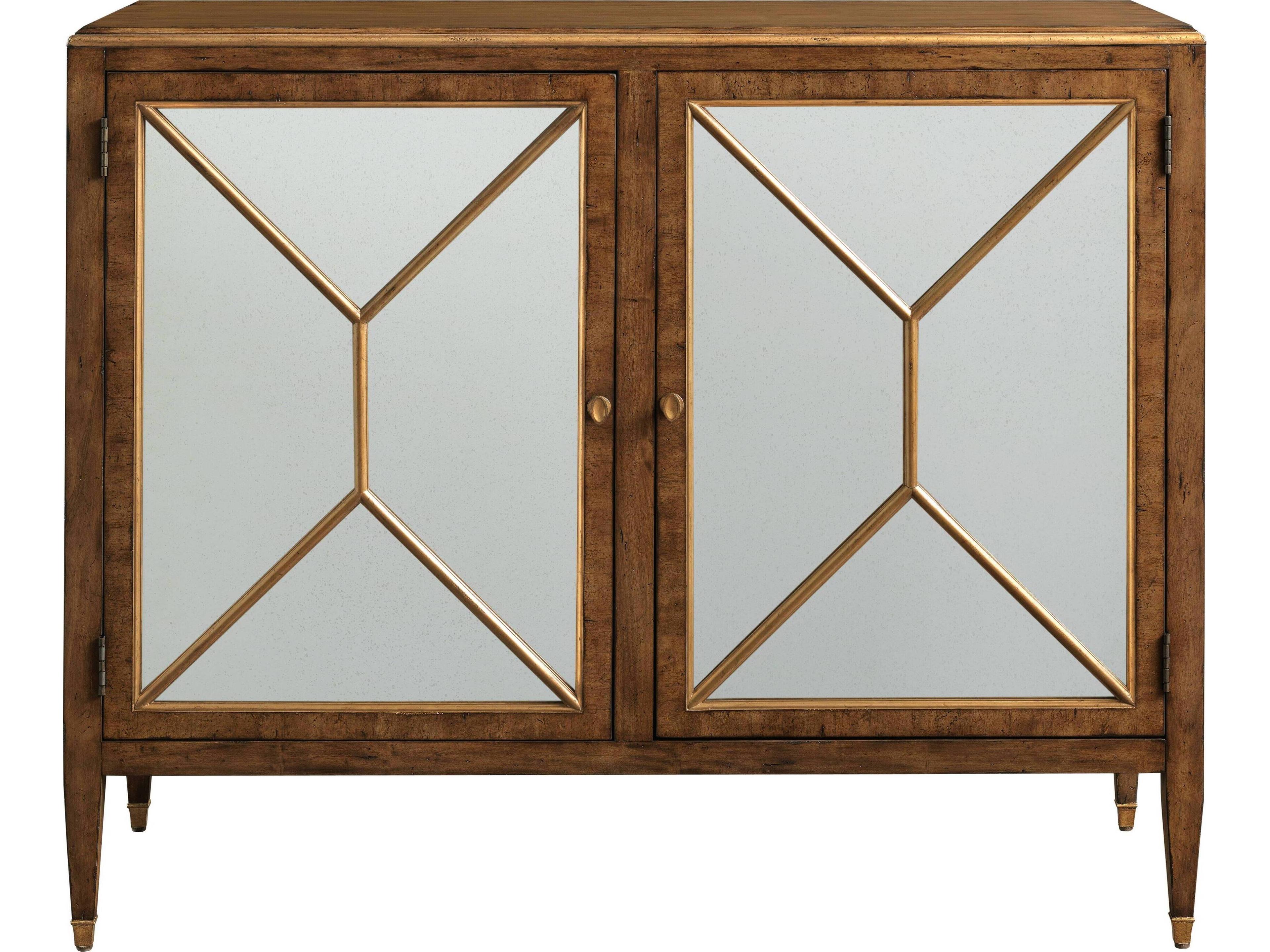 Regency Artisan Antique Black Brown Accent Chest