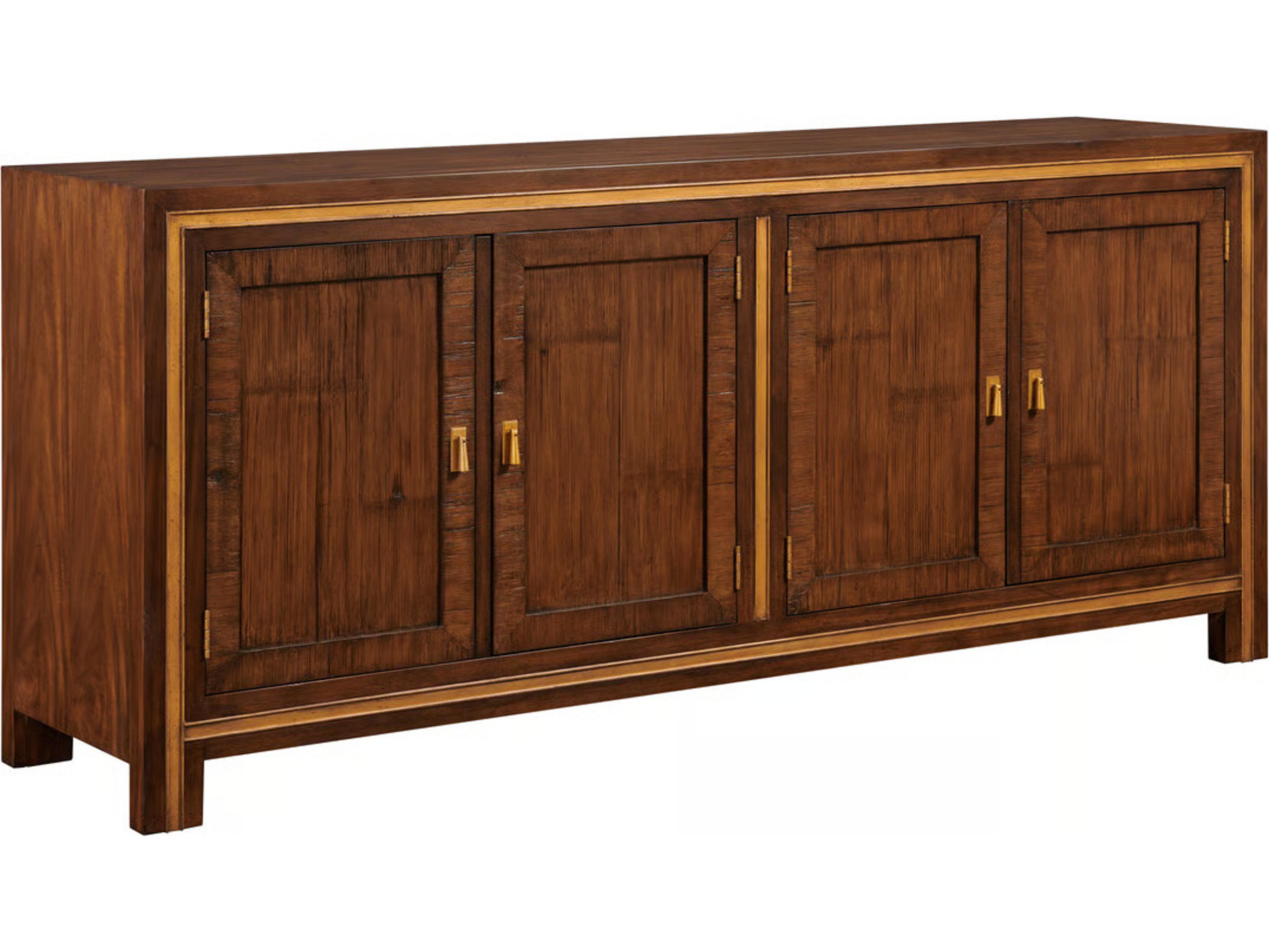 Mahogany Brown Wood Accent Chest
