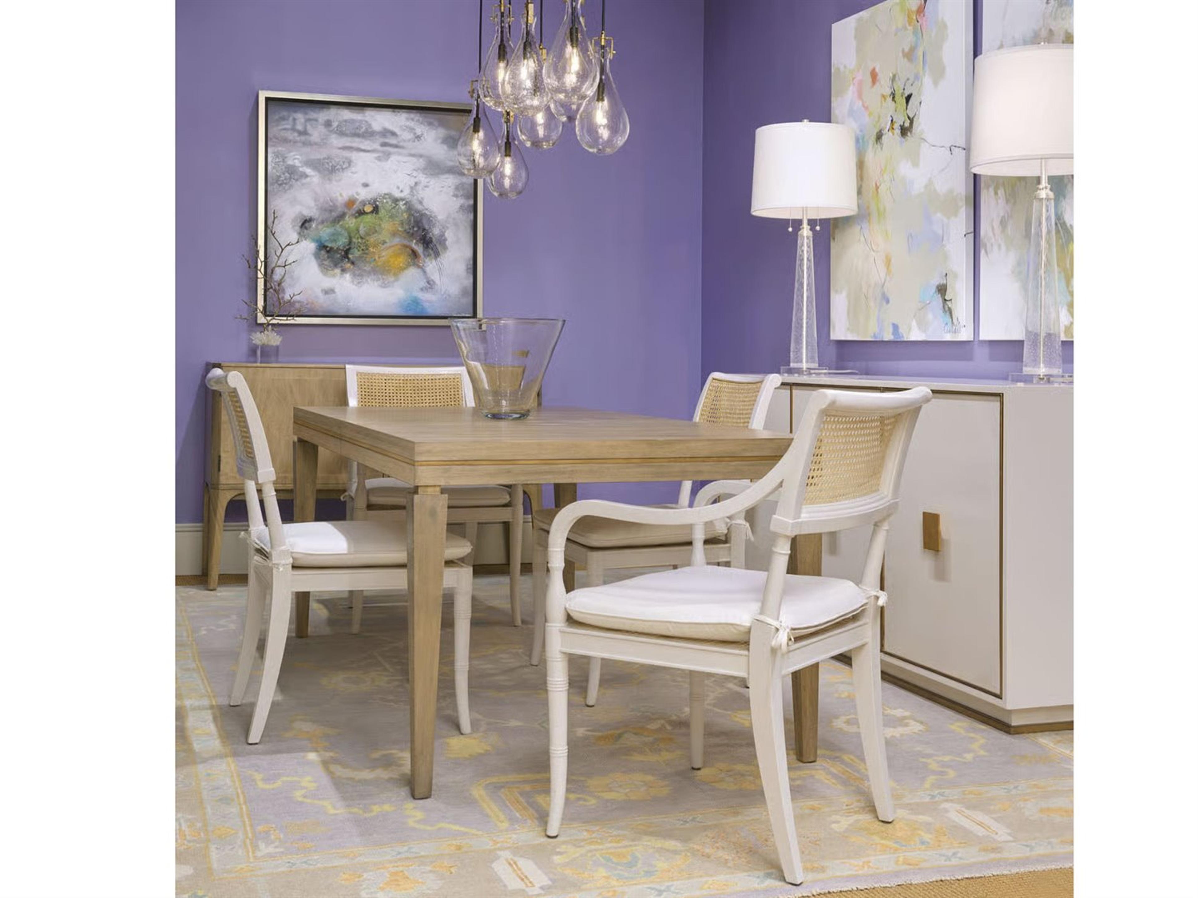 Port Eliot Regency White Armless Dining Chair