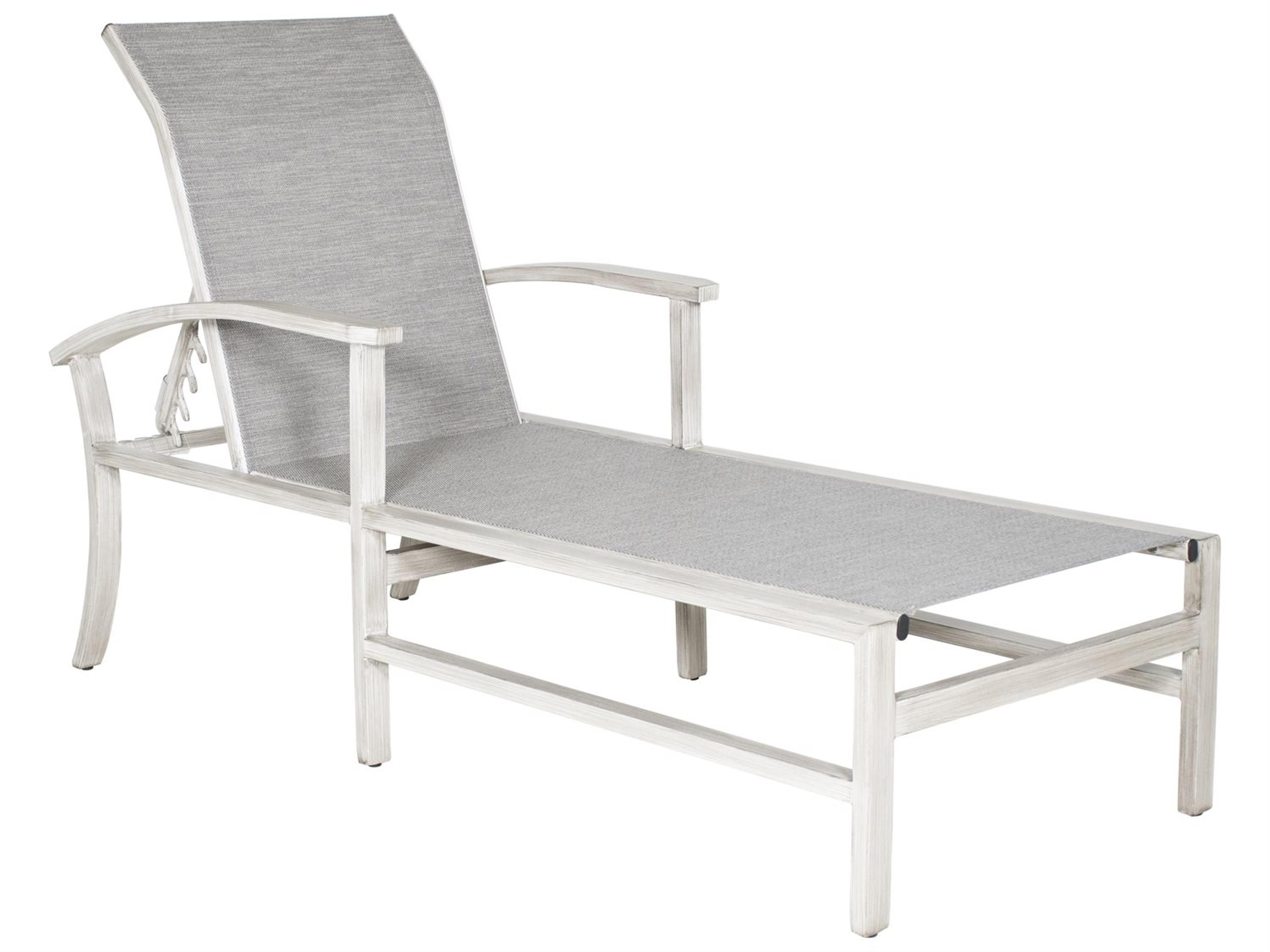 Biltmore Antler Hill Sling Dining Aluminum Adjustable Patio Chaise Lounge