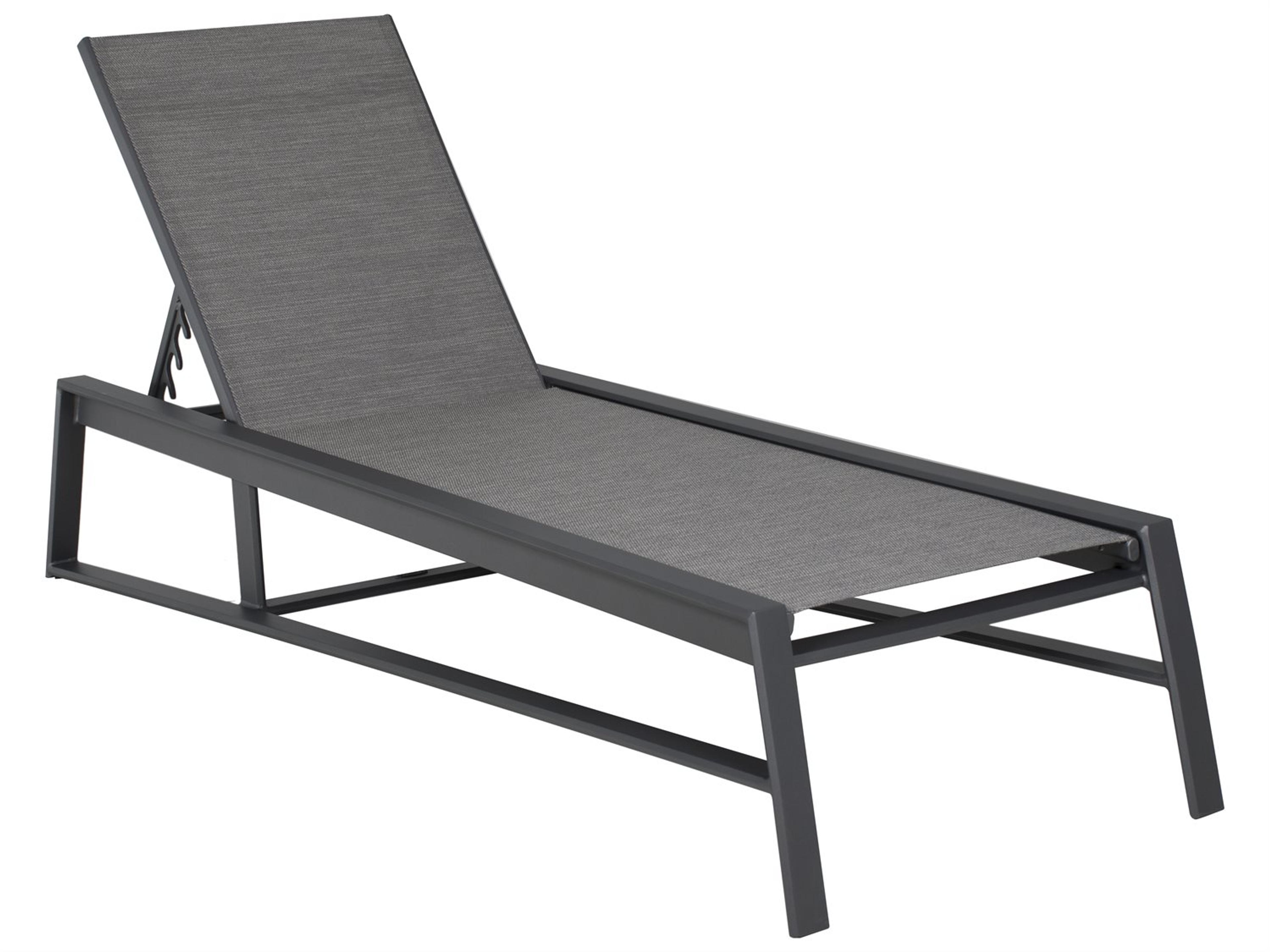 Prism Sling Dining Aluminum Adjustable Outdoor Chaise Lounge