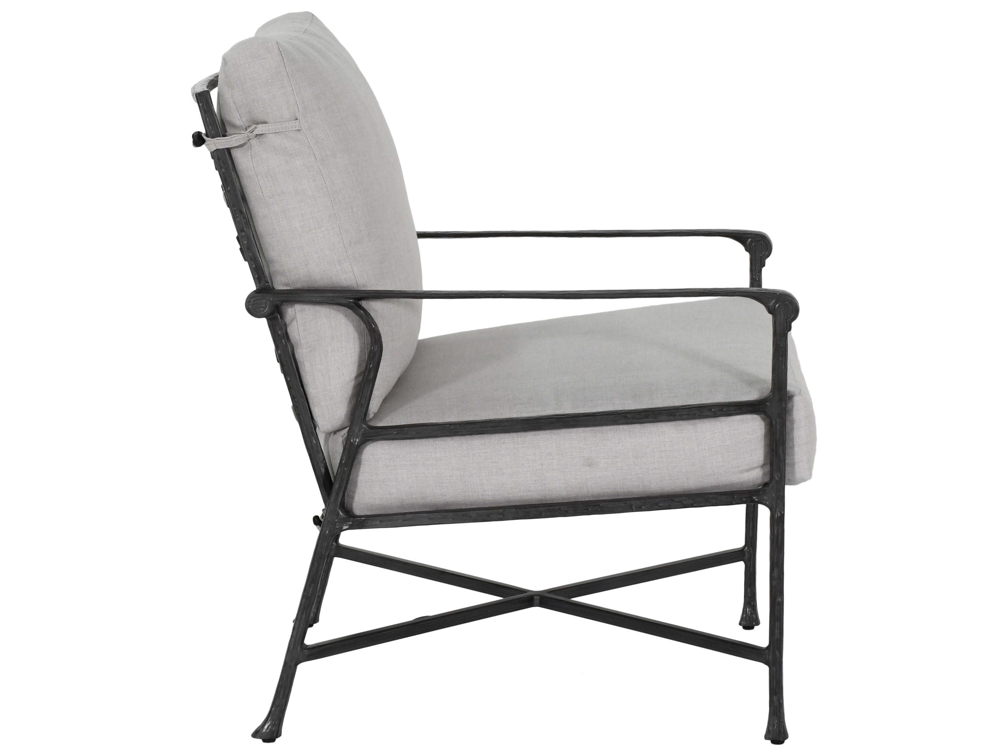 Castelle Marquis Deep Seating Aluminum Outdoor Patio Lounge Chair