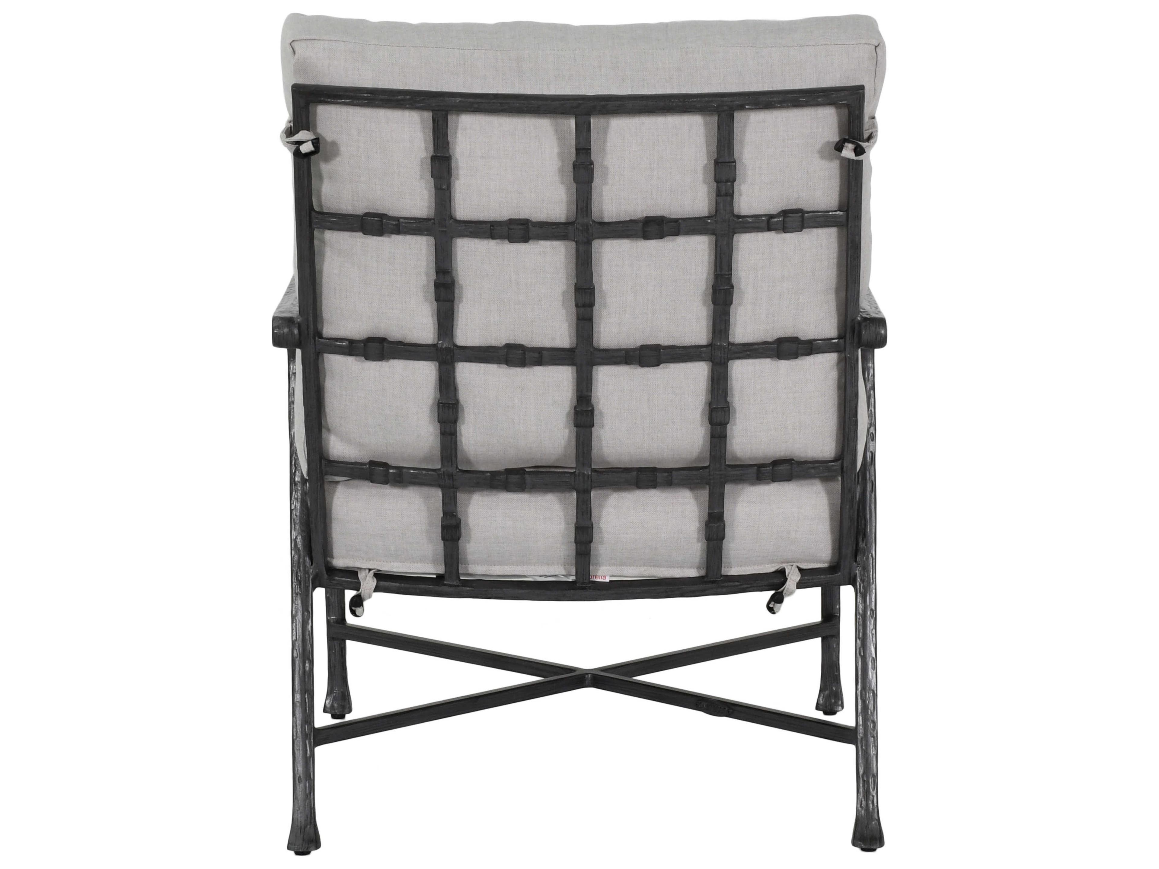 Castelle Marquis Deep Seating Aluminum Outdoor Patio Lounge Chair