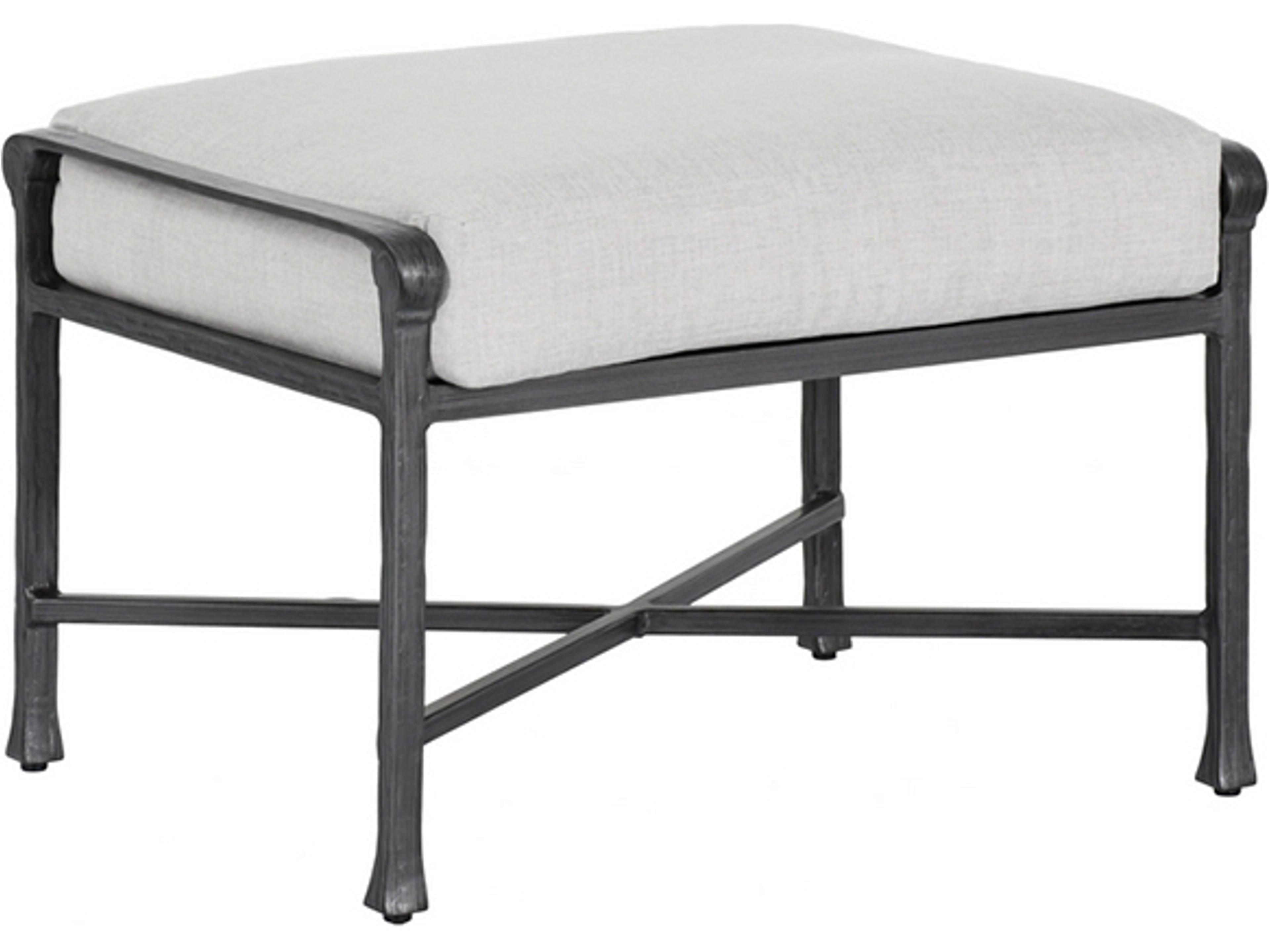 Marquis Deep Seating Aluminum Lounge Outdoor Patio Ottoman