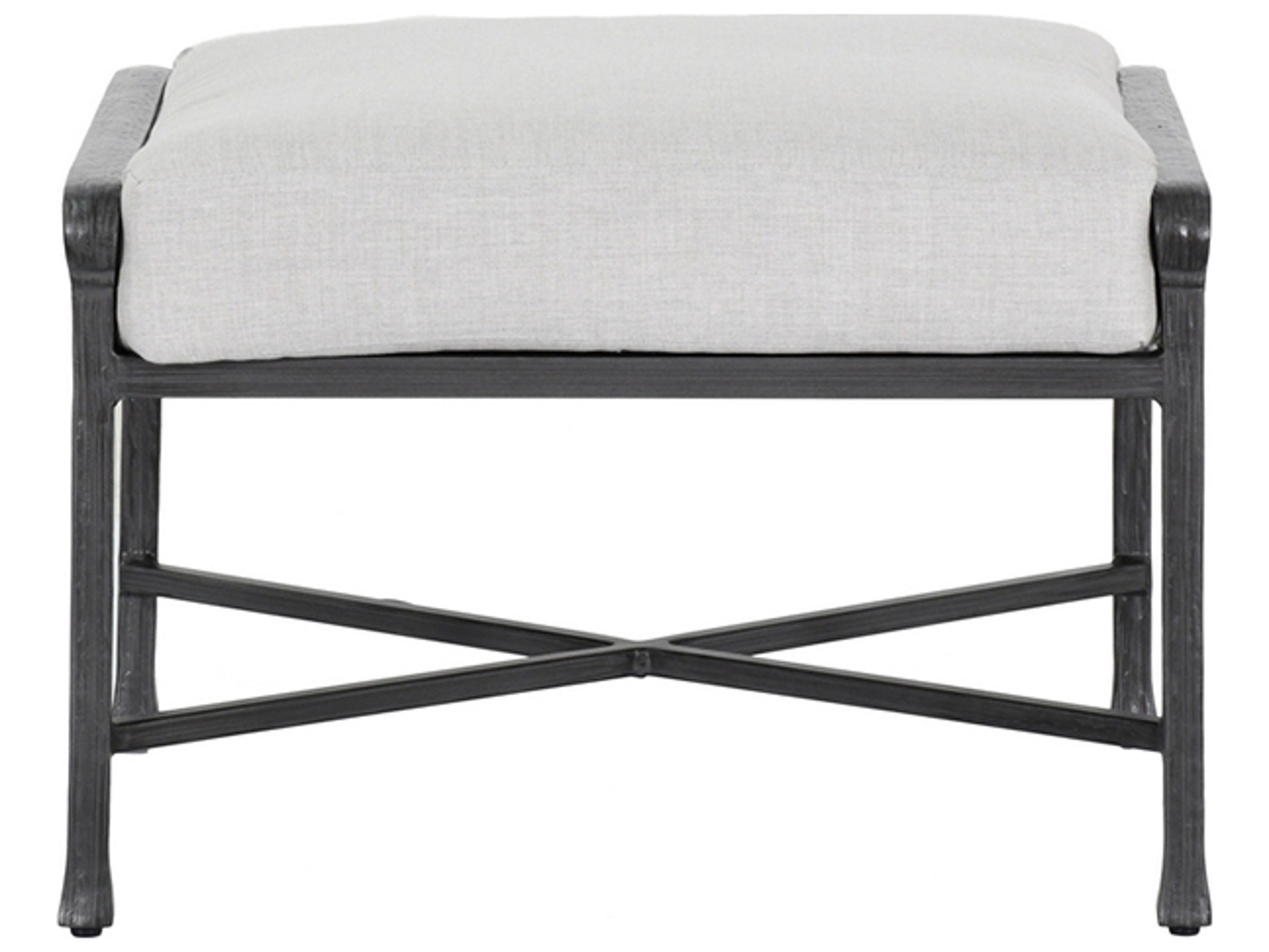Castelle Marquis Deep Seating Aluminum Lounge Outdoor Patio Ottoman
