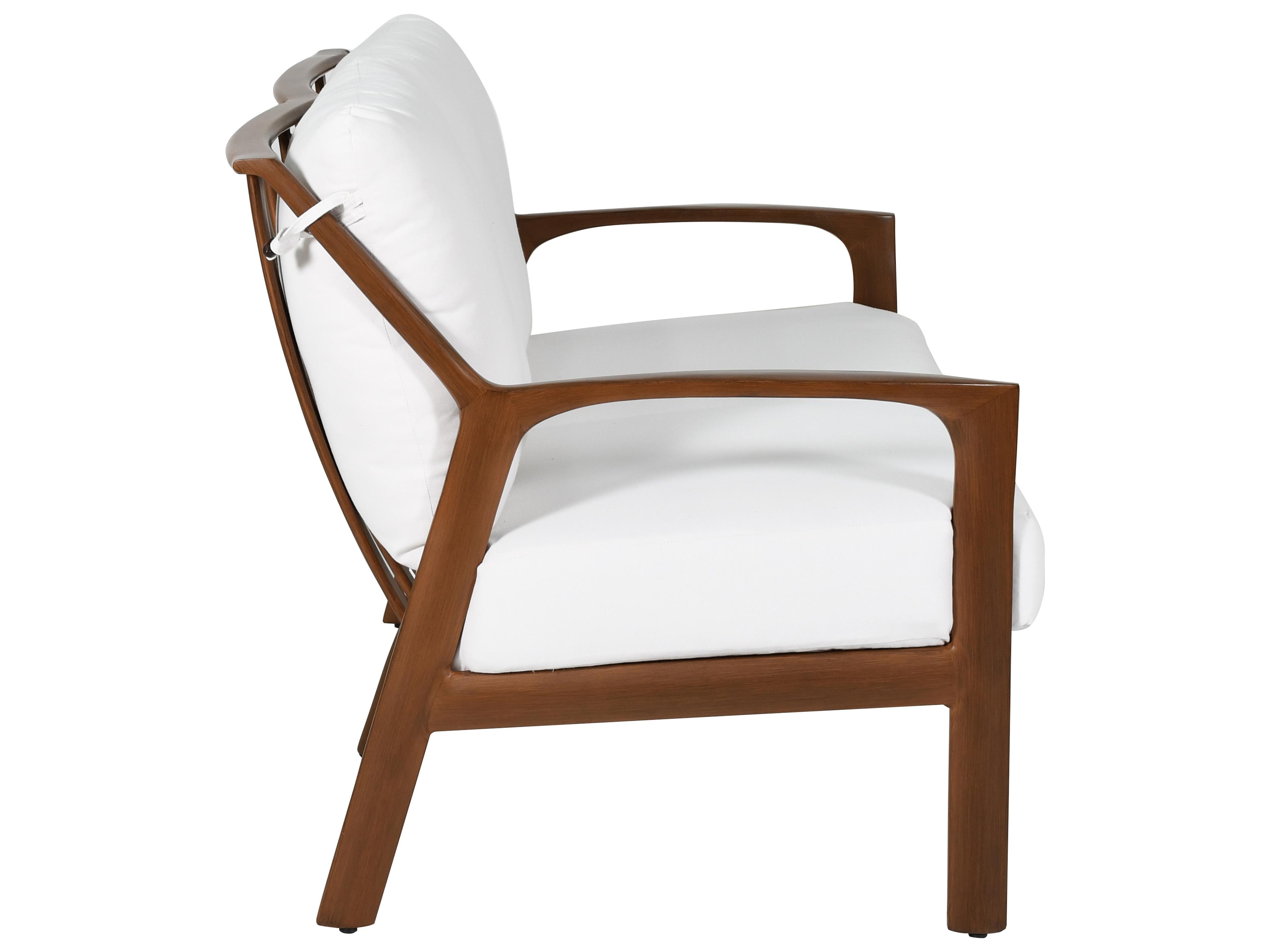 Castelle Berkeley Deep Seating Aluminum Loveseat