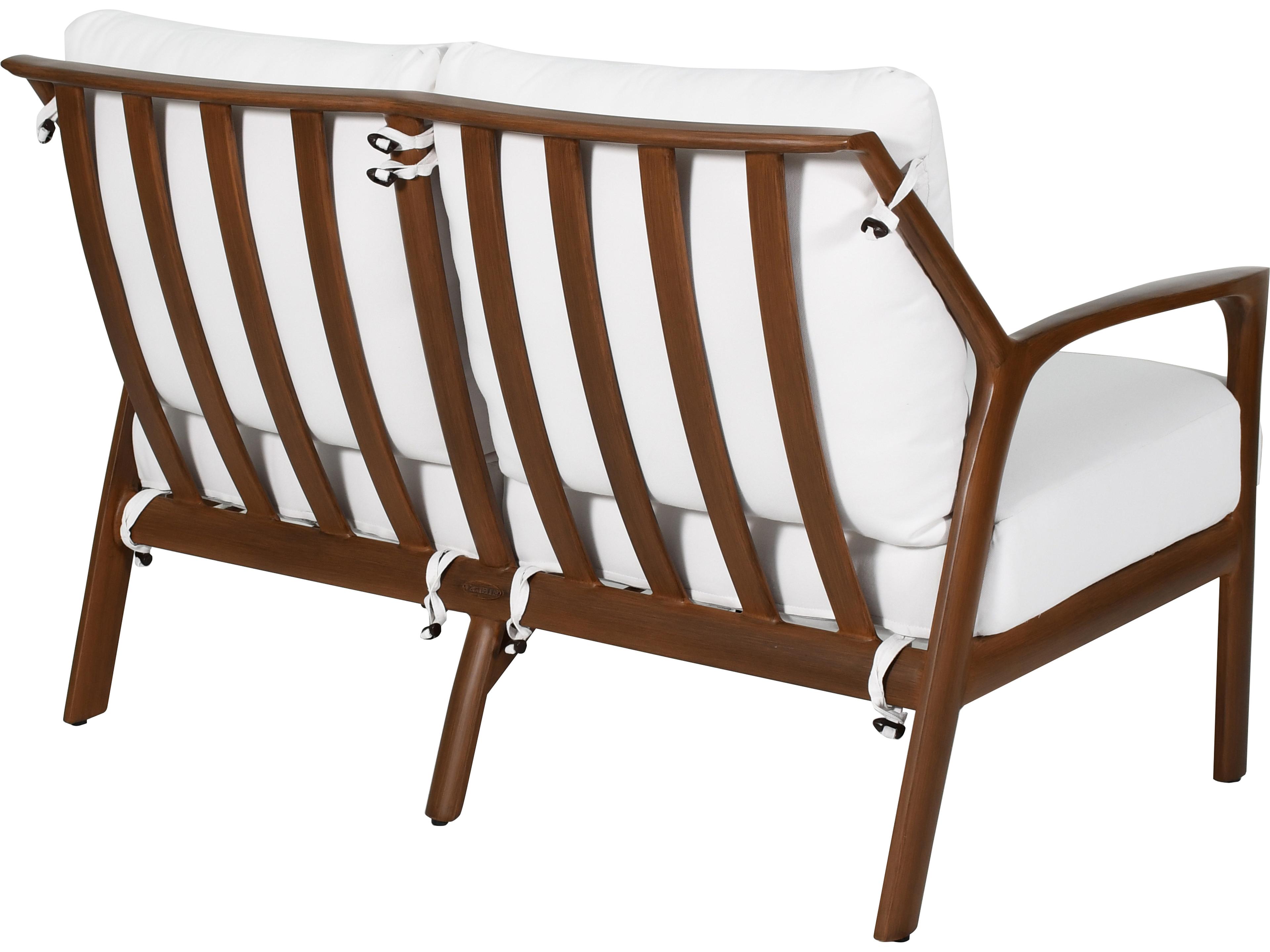 Castelle Berkeley Deep Seating Aluminum Loveseat