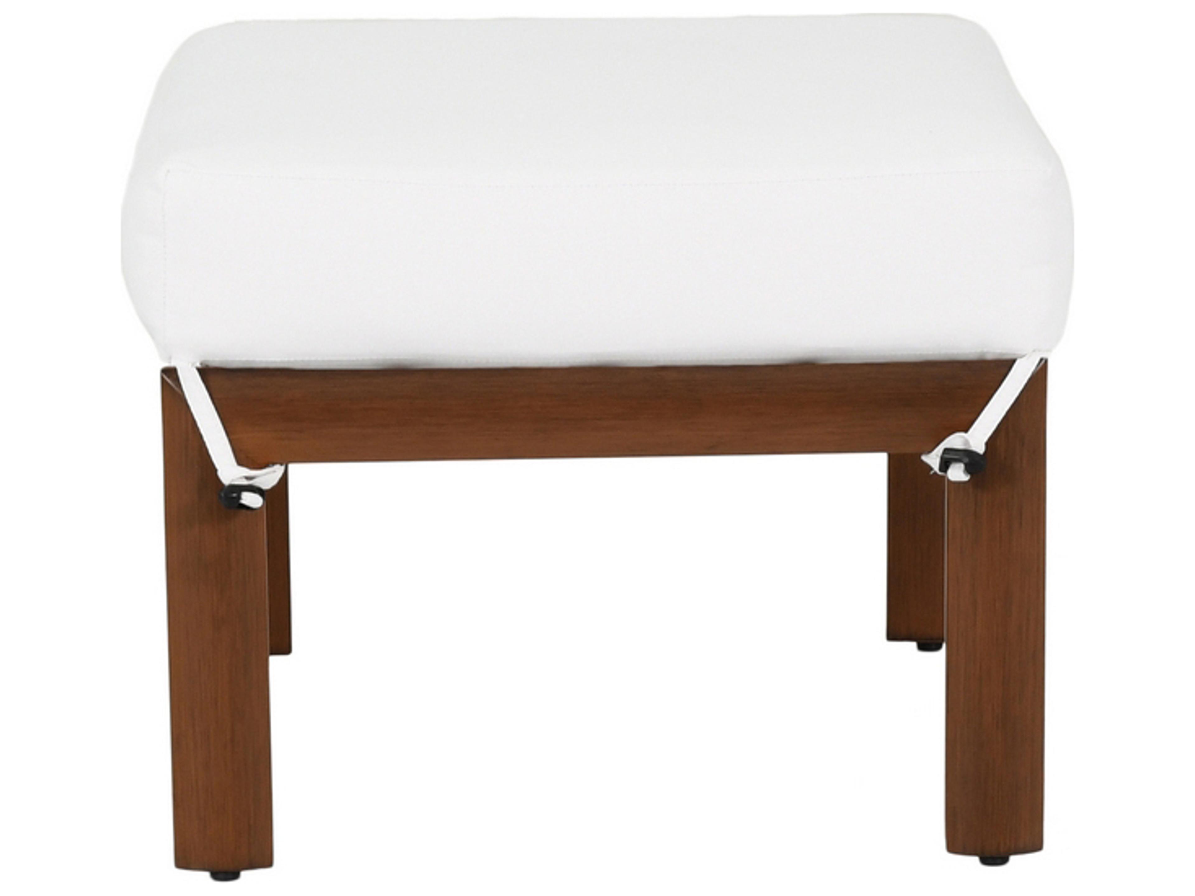 Castelle Berkeley Deep Seating Aluminum Lounge Patio Ottoman