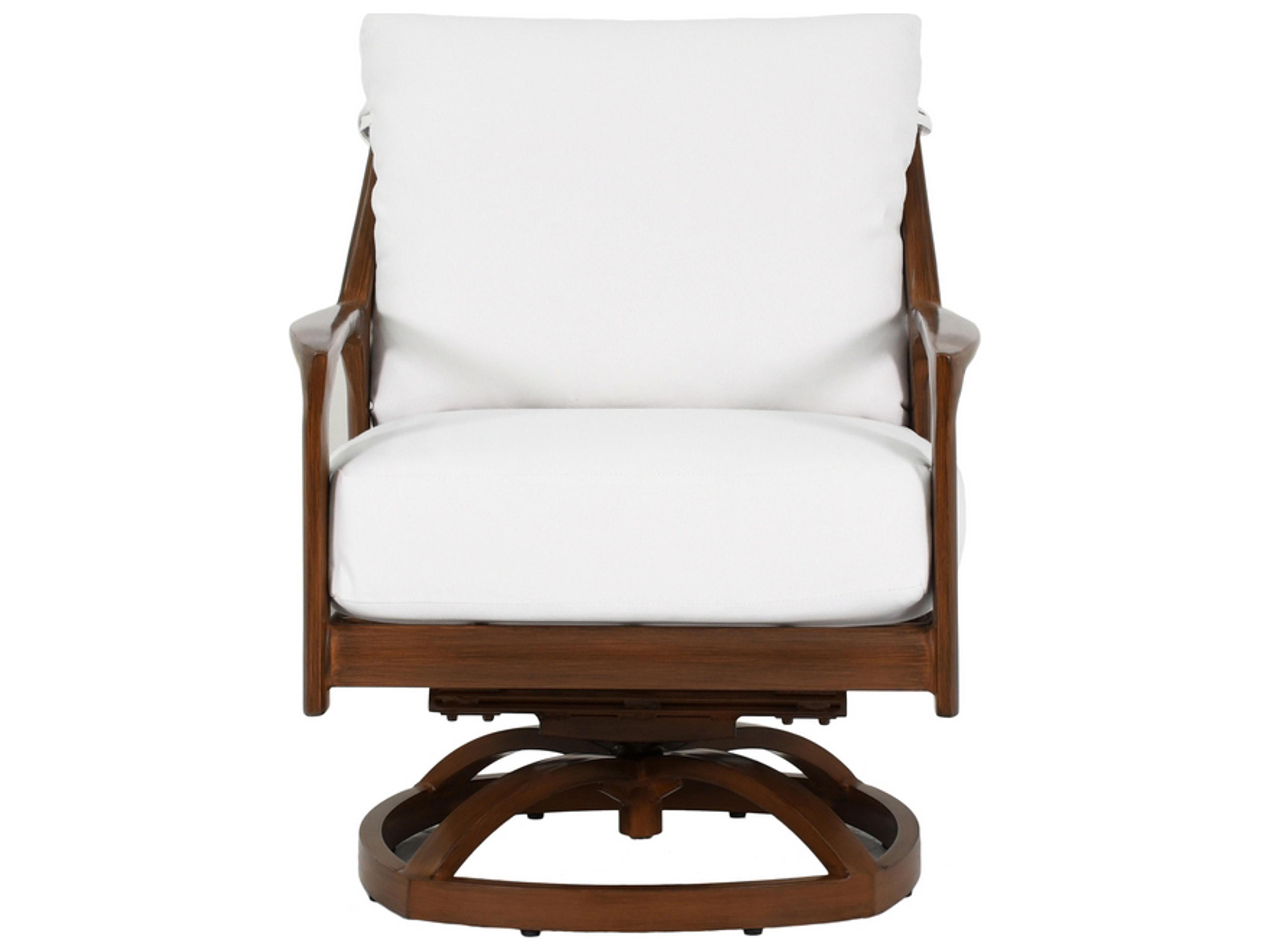 Castelle Berkeley Deep Seating Aluminum Swivel Rocker Outdoor Patio Lounge Chair