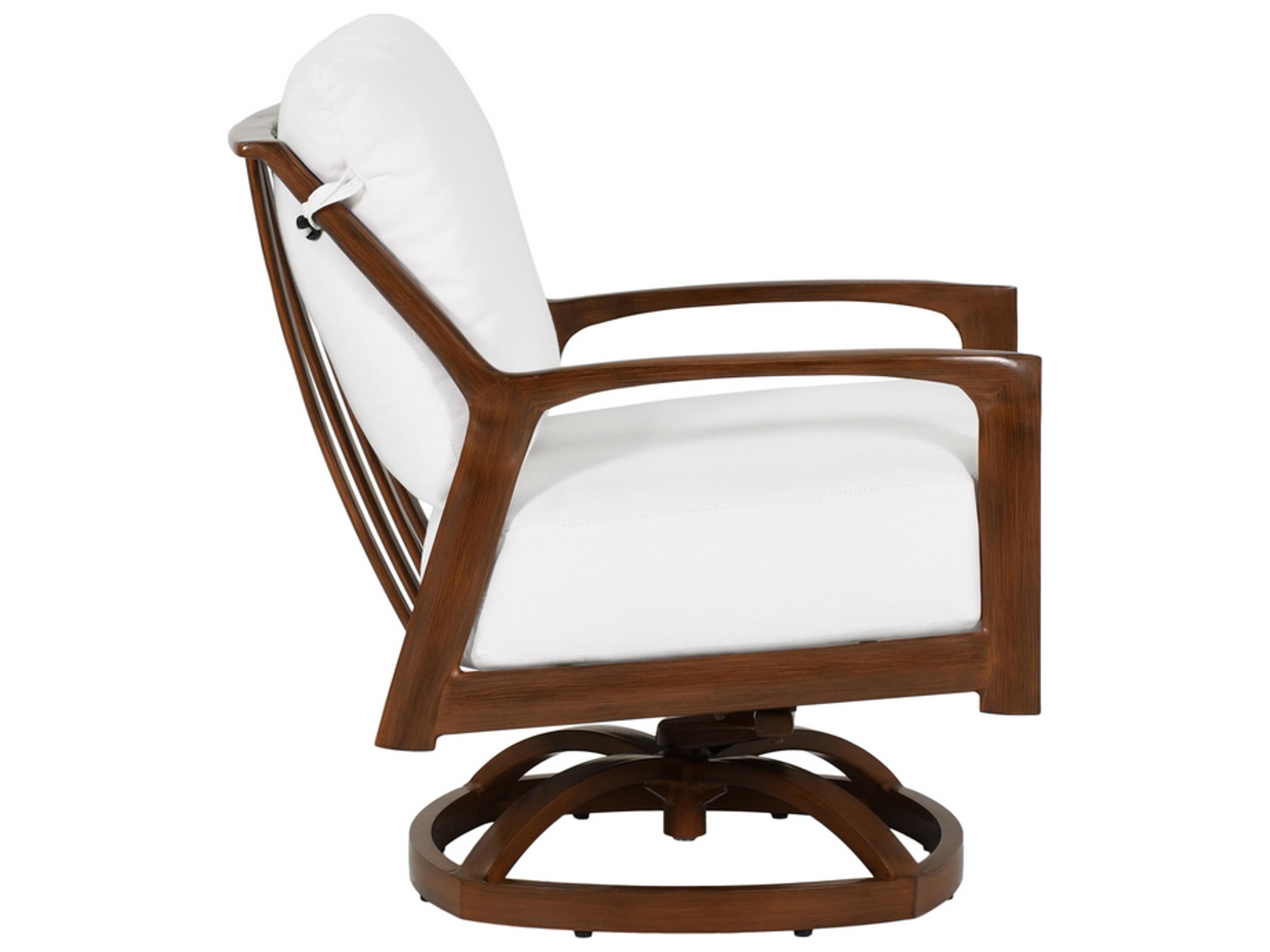 Castelle Berkeley Deep Seating Aluminum Swivel Rocker Outdoor Patio Lounge Chair