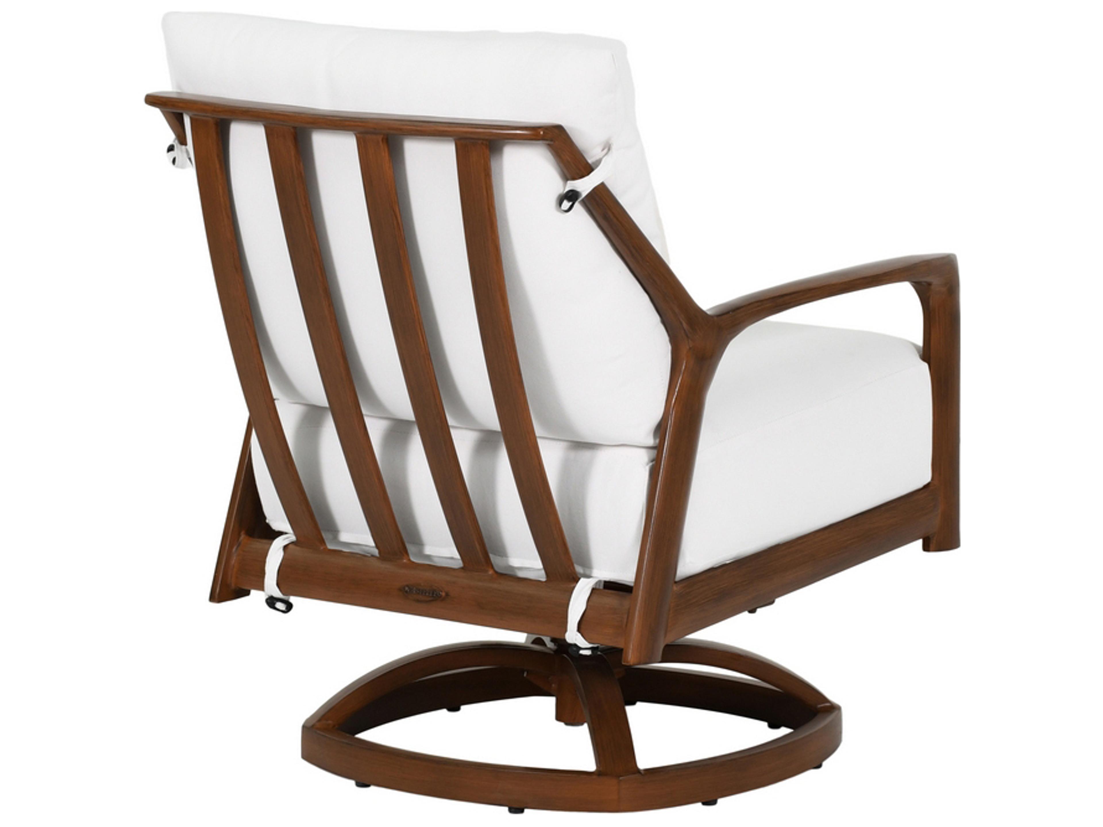 Castelle Berkeley Deep Seating Aluminum Swivel Rocker Outdoor Patio Lounge Chair