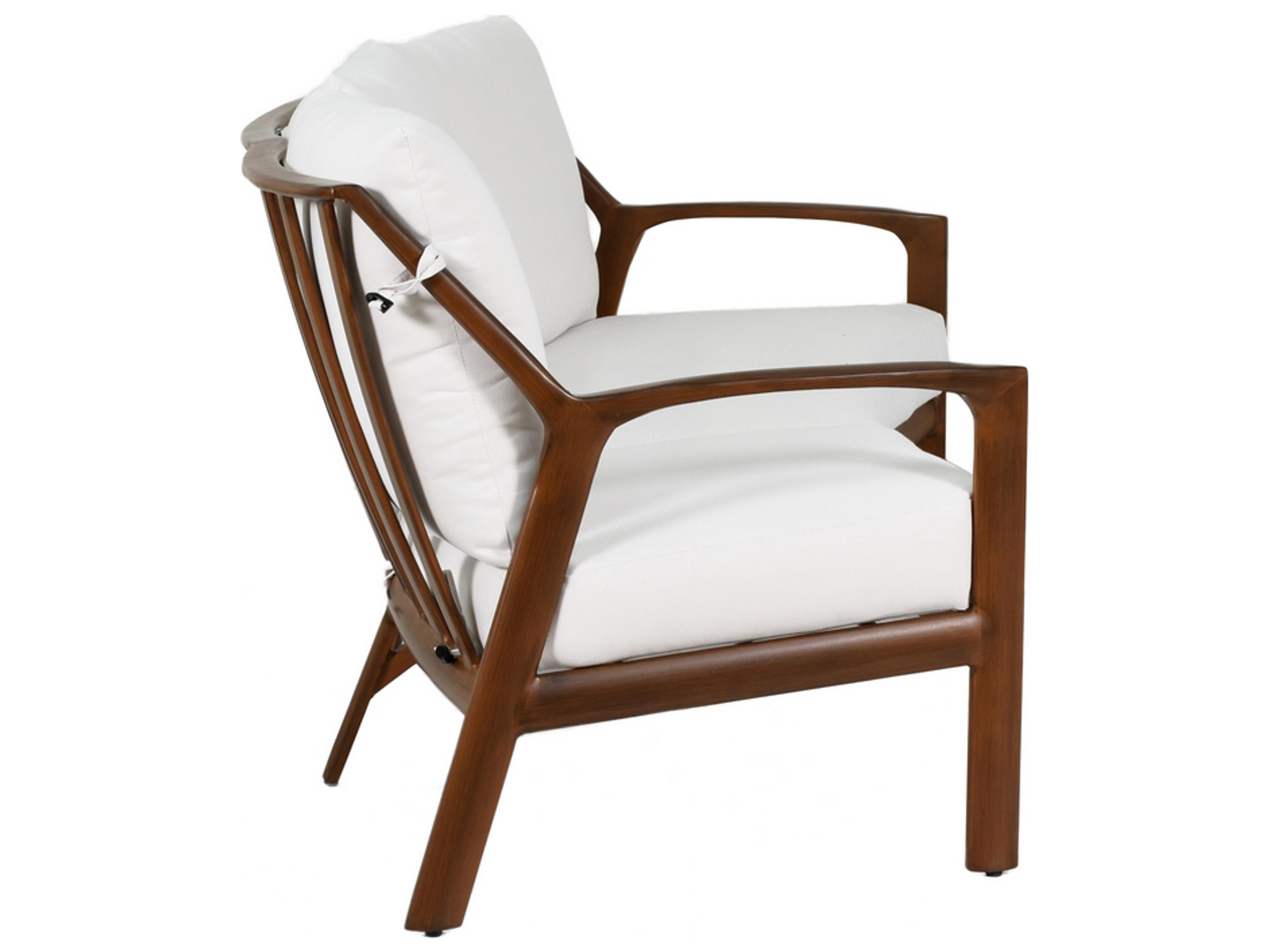 Castelle Berkeley Deep Seating Aluminum Crescent Outdoor Sofa