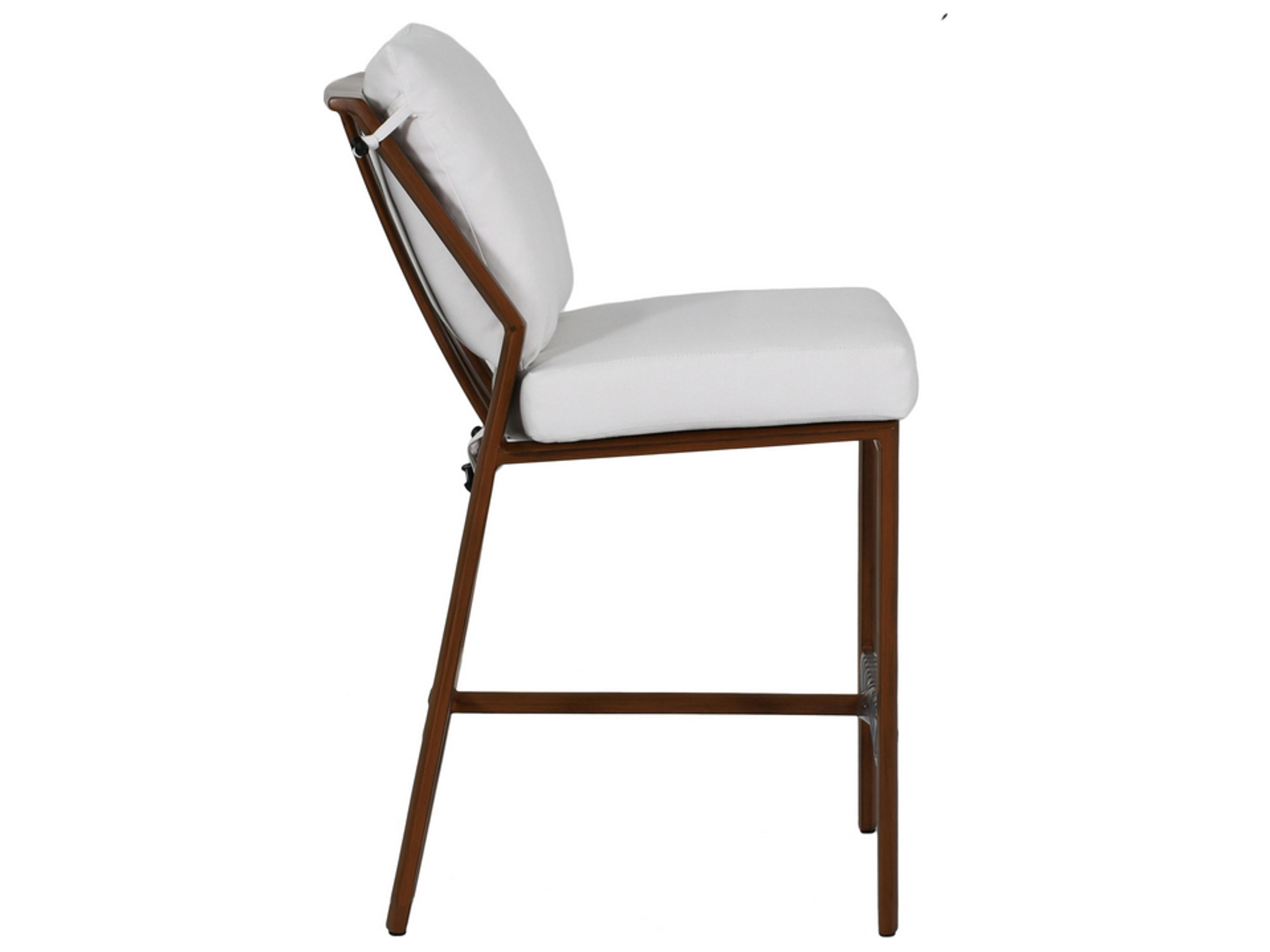 Castelle Berkeley Cushion Dining Aluminum Outdoor Counter Stool