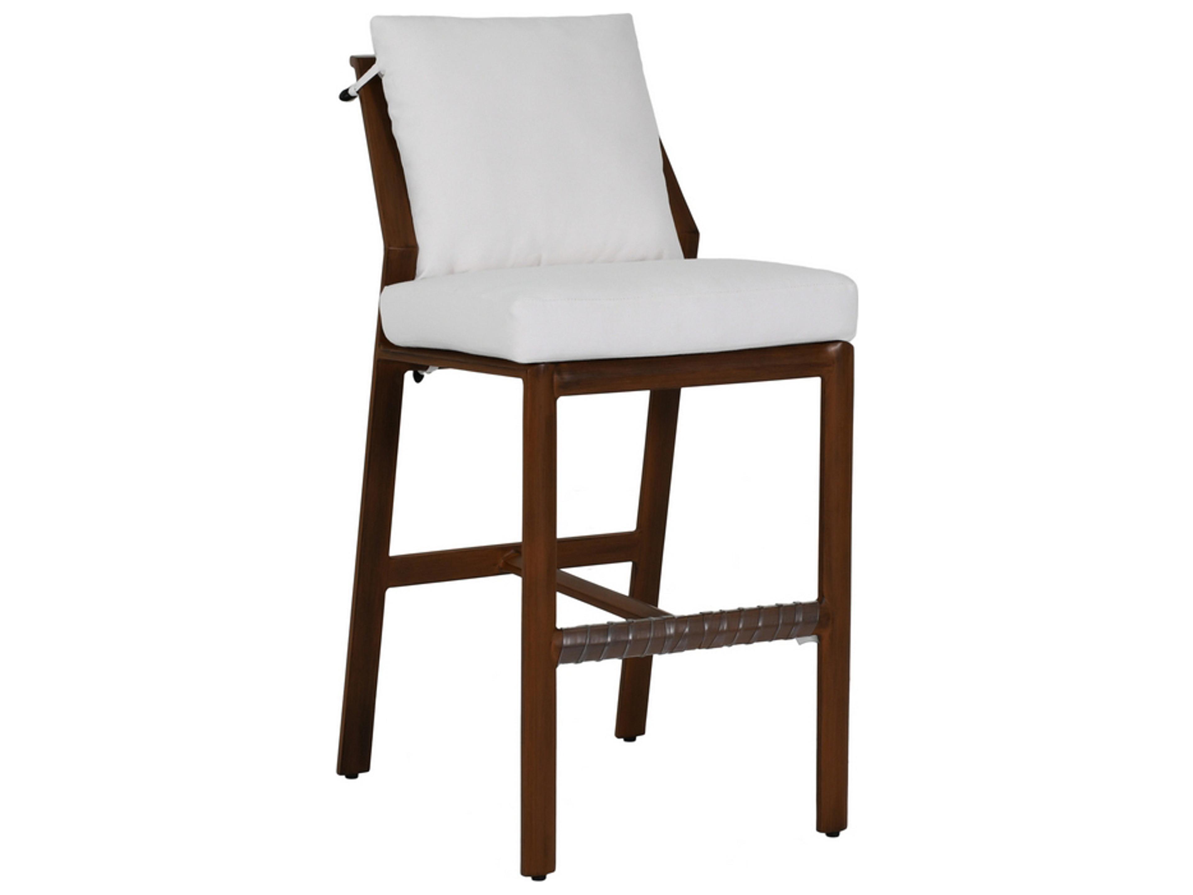 Berkeley Cushion Dining Aluminum Armless Outdoor Bar Stool