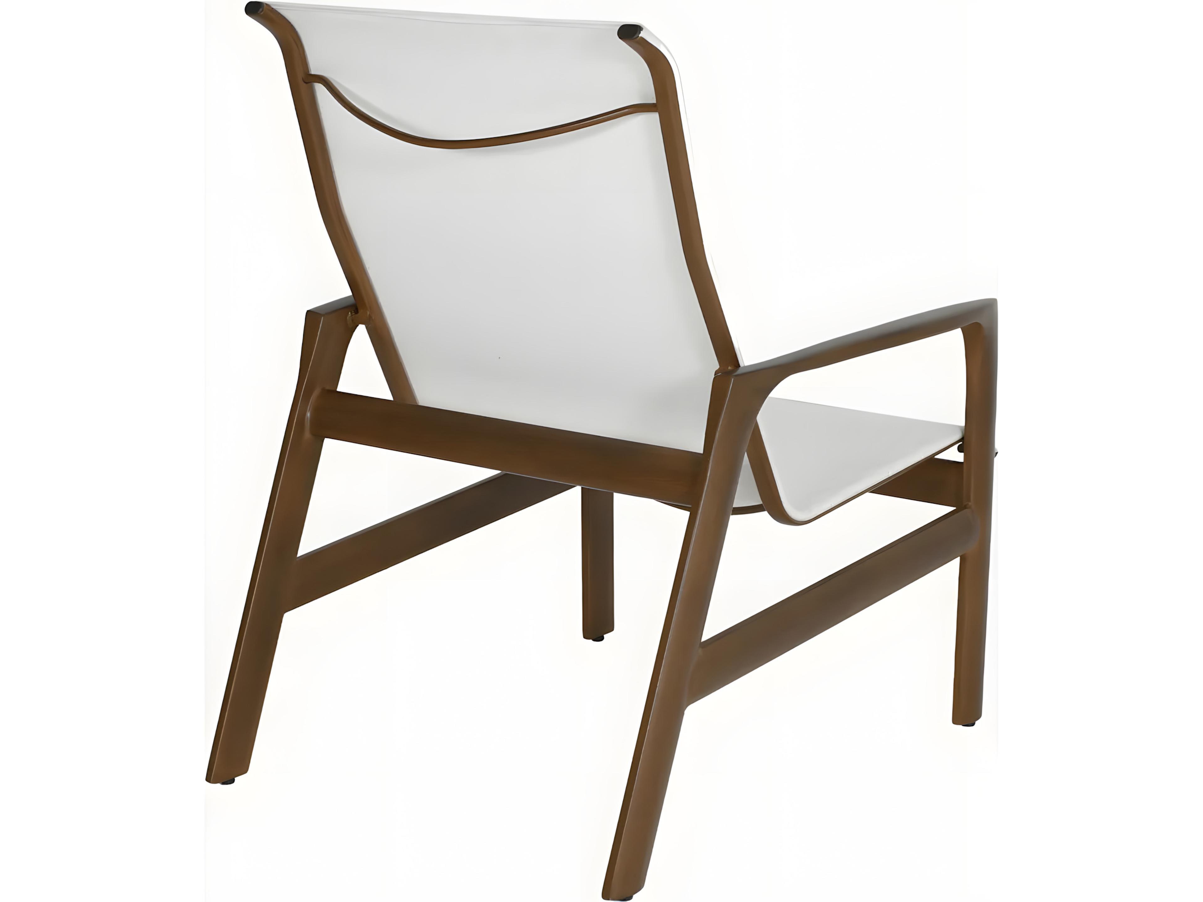 Castelle Berkeley Sling Cast Aluminum Lounge Chair