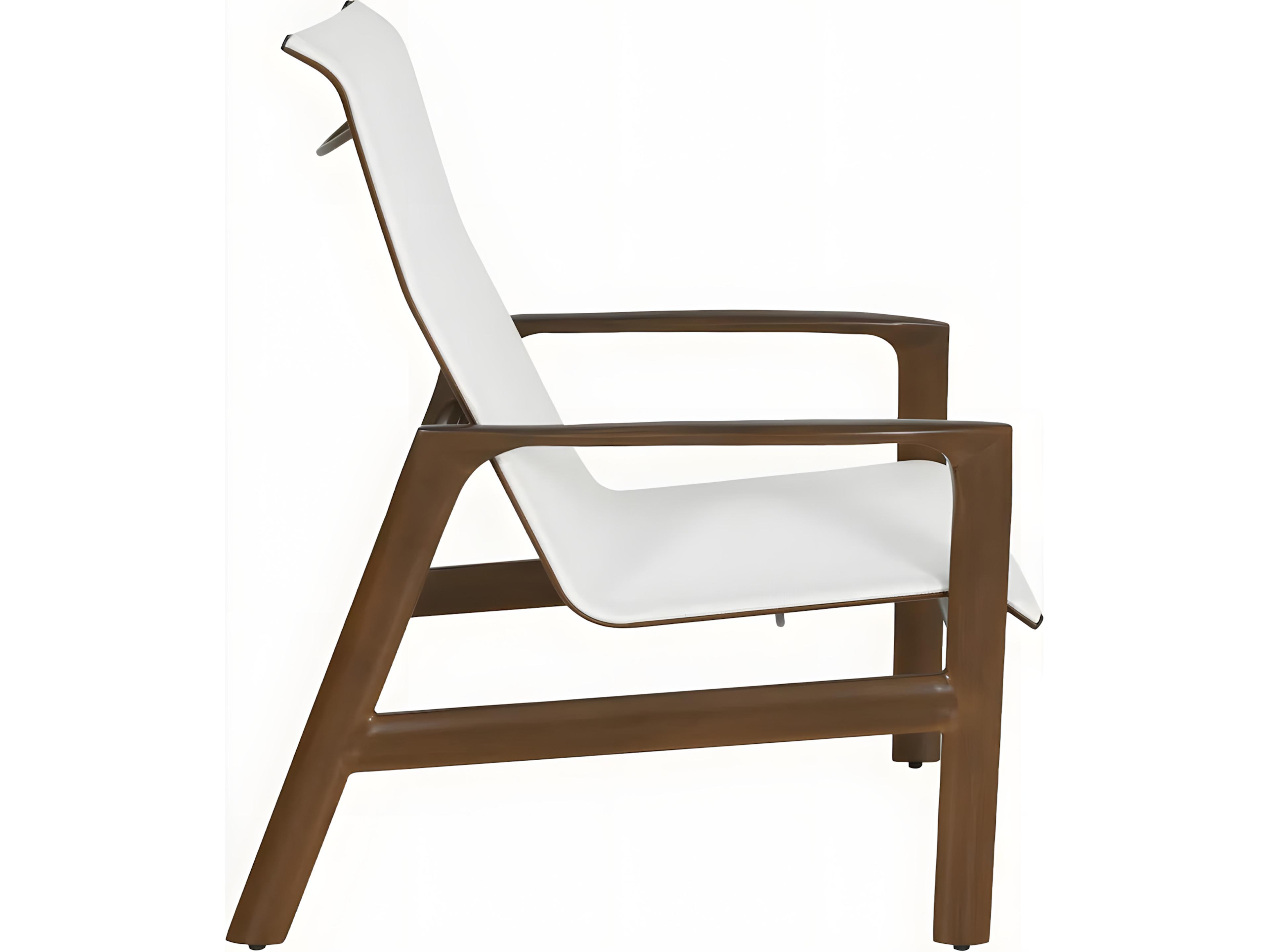 Castelle Berkeley Sling Cast Aluminum Lounge Chair