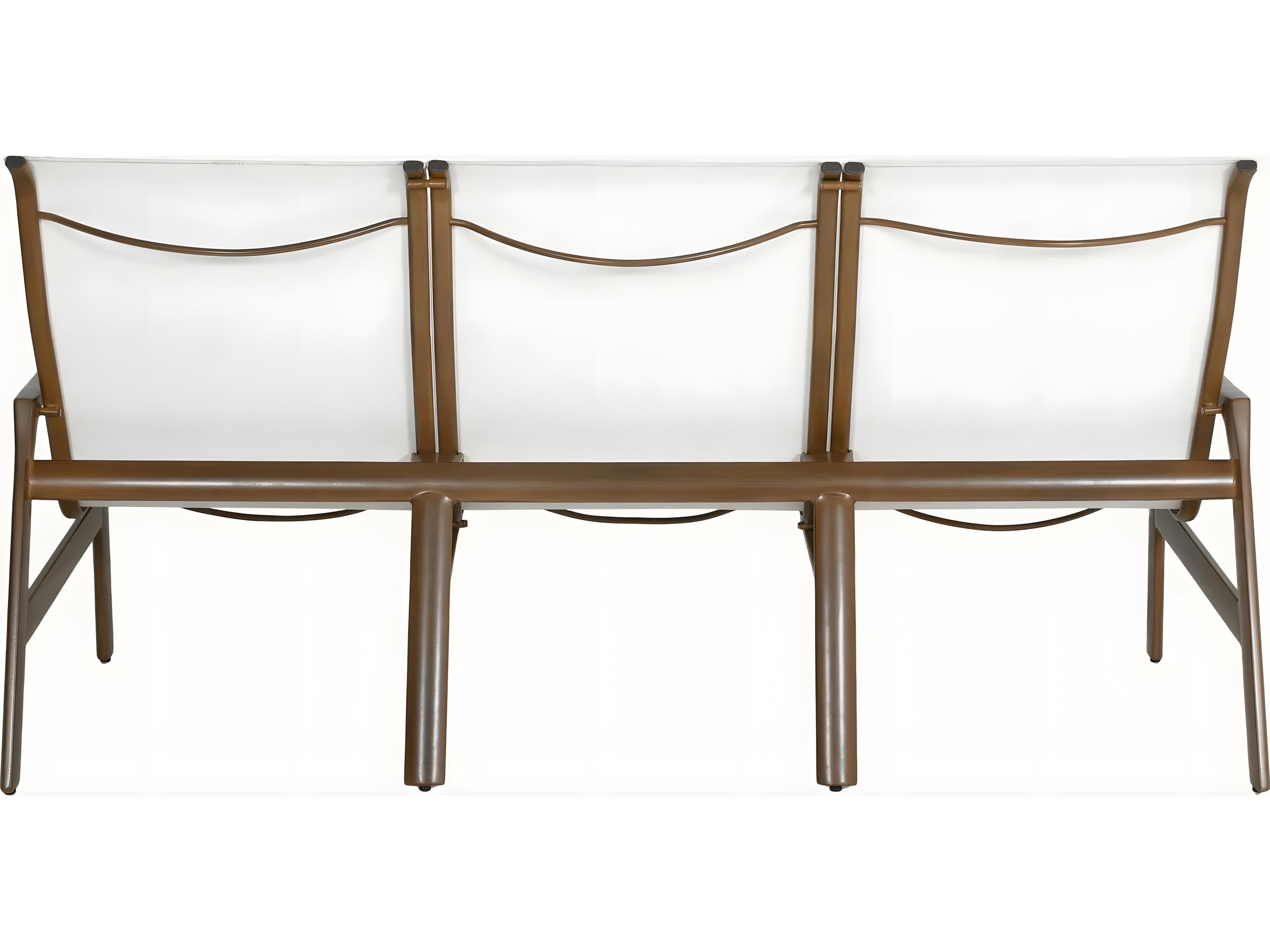 Castelle Berkeley Sling Cast Aluminum Sofa