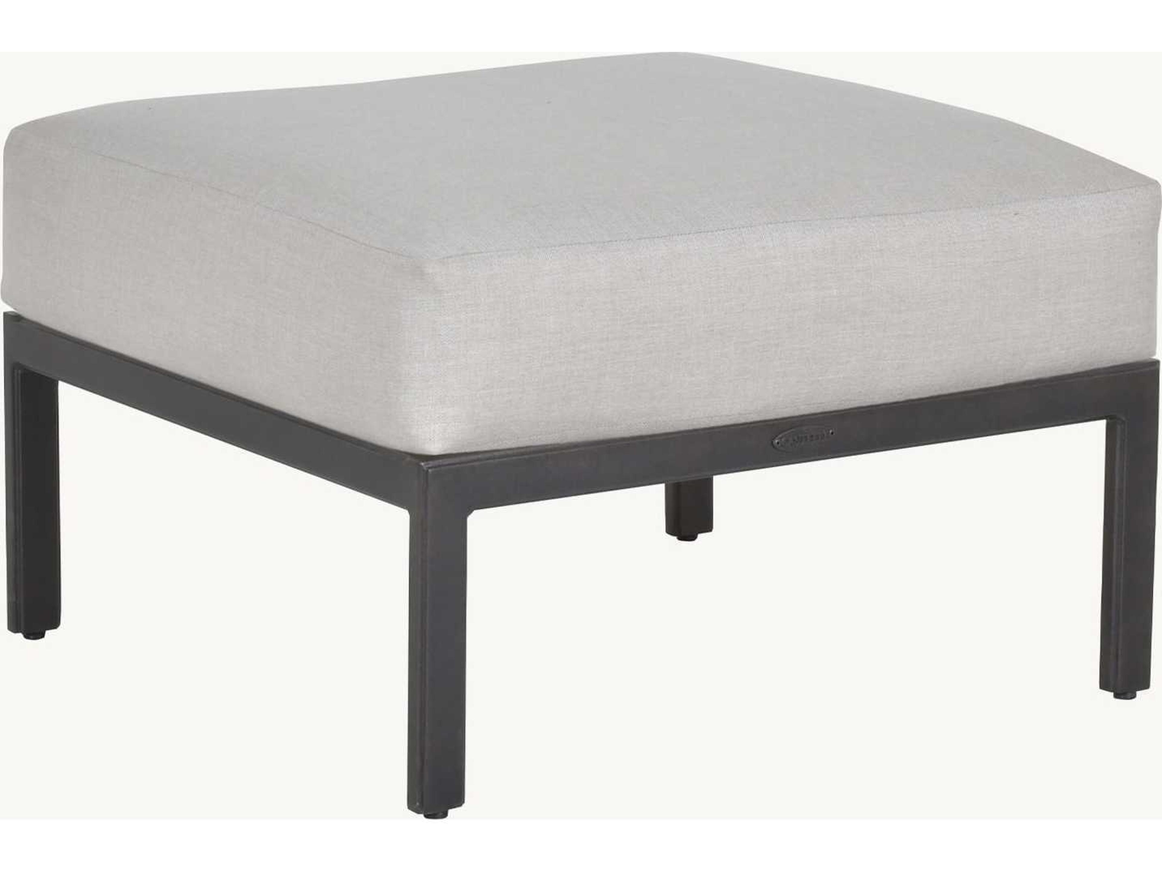 Saxton Deep Seating Aluminum Outdoor Ottoman