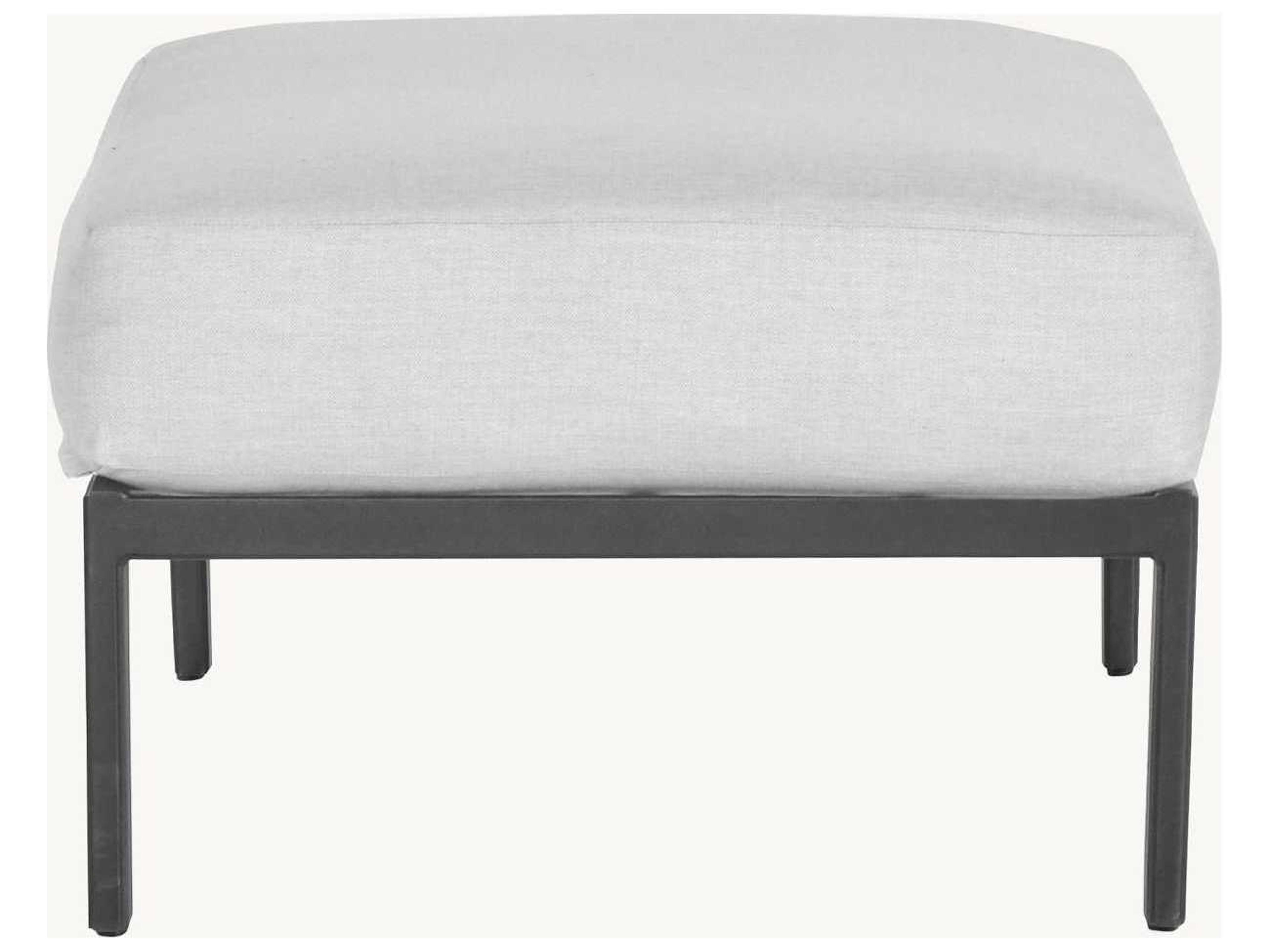 Castelle Saxton Deep Seating Aluminum Outdoor Ottoman