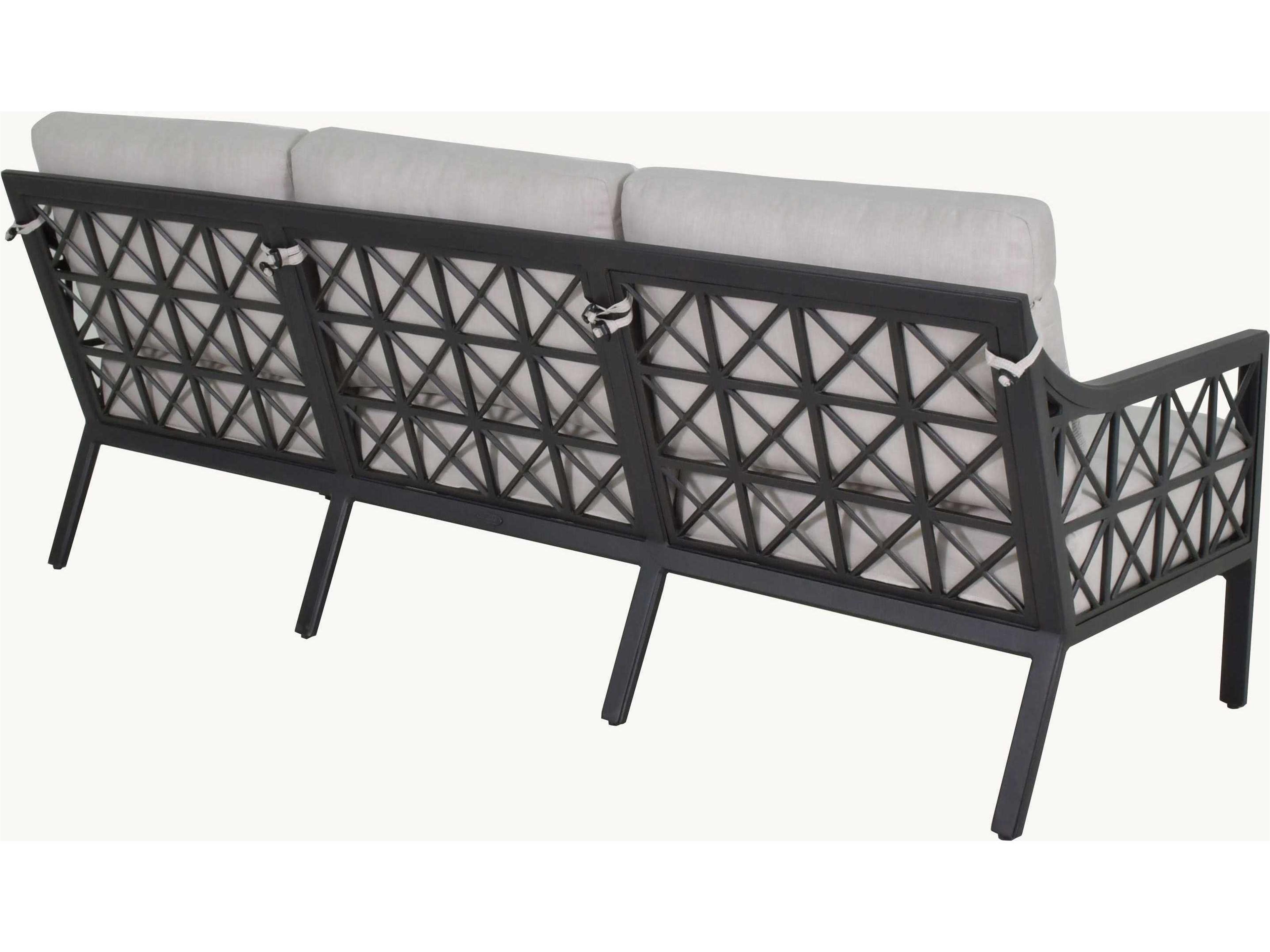 Castelle Saxton Deep Seating Aluminum Patio Sofa