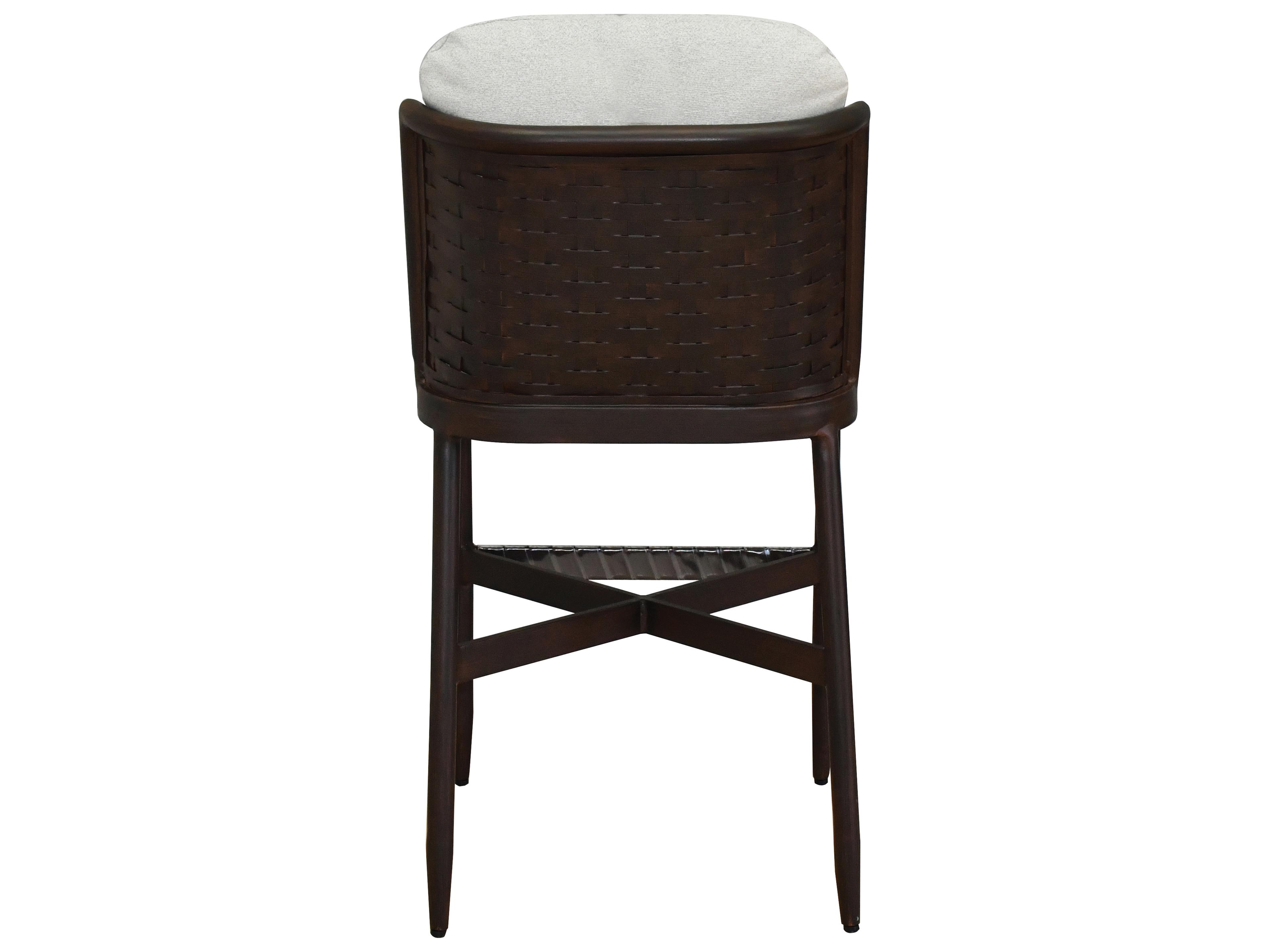 Castelle Larga Cushion Aluminum Patio Bar Stool