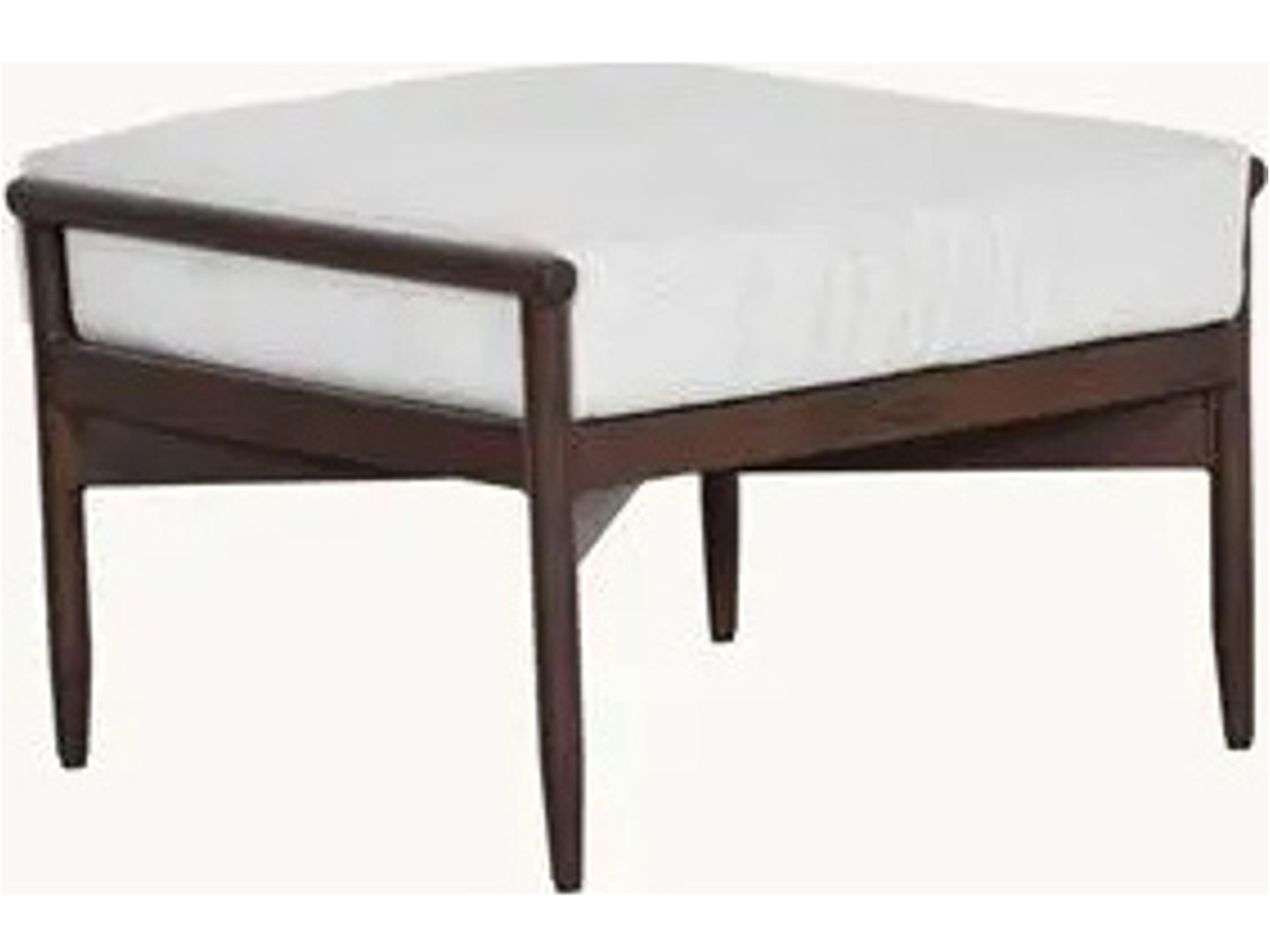 Larga Cushion Aluminum Outdoor Ottoman